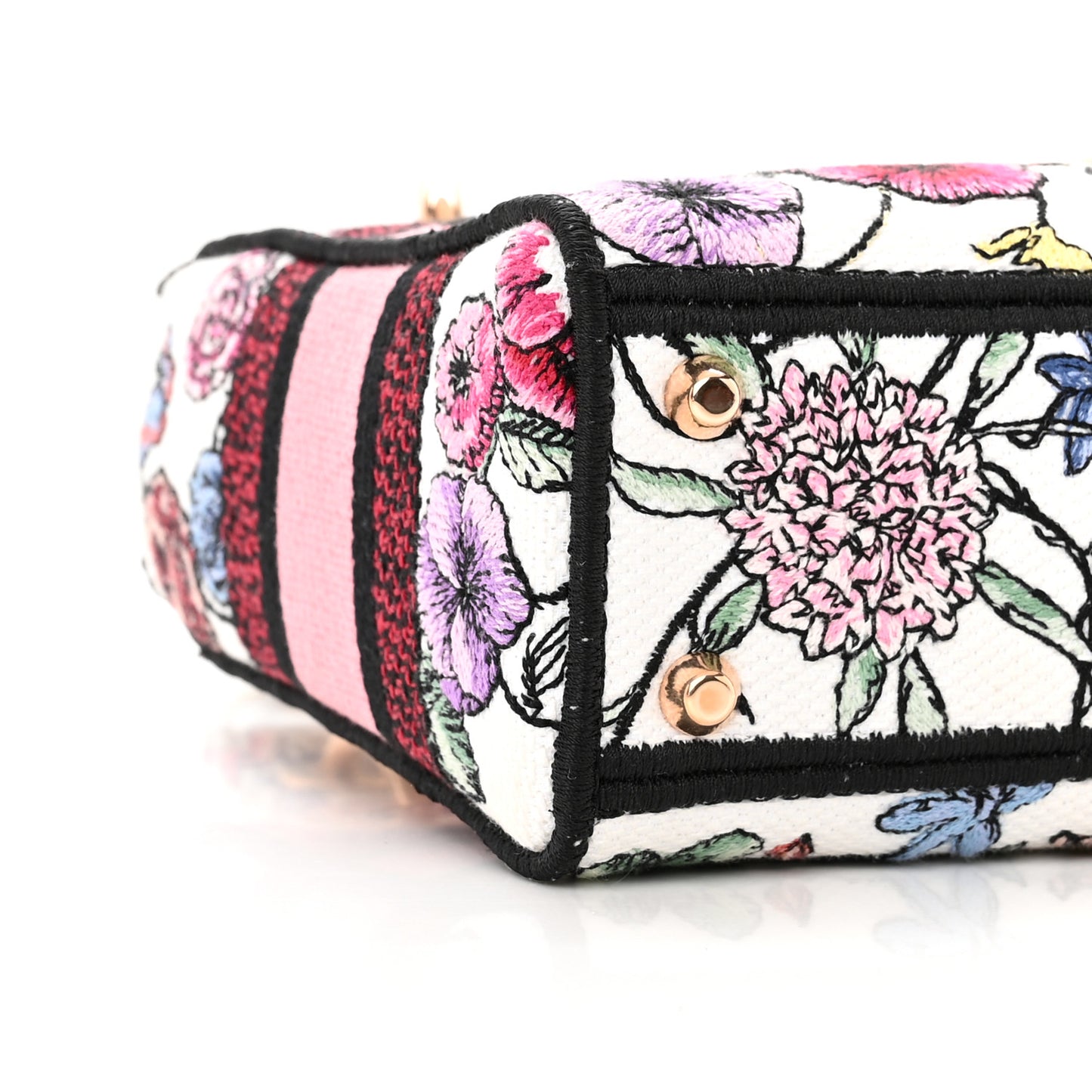Canvas Florilegio Embroidered Mini Lady D-Lite White Multicolor