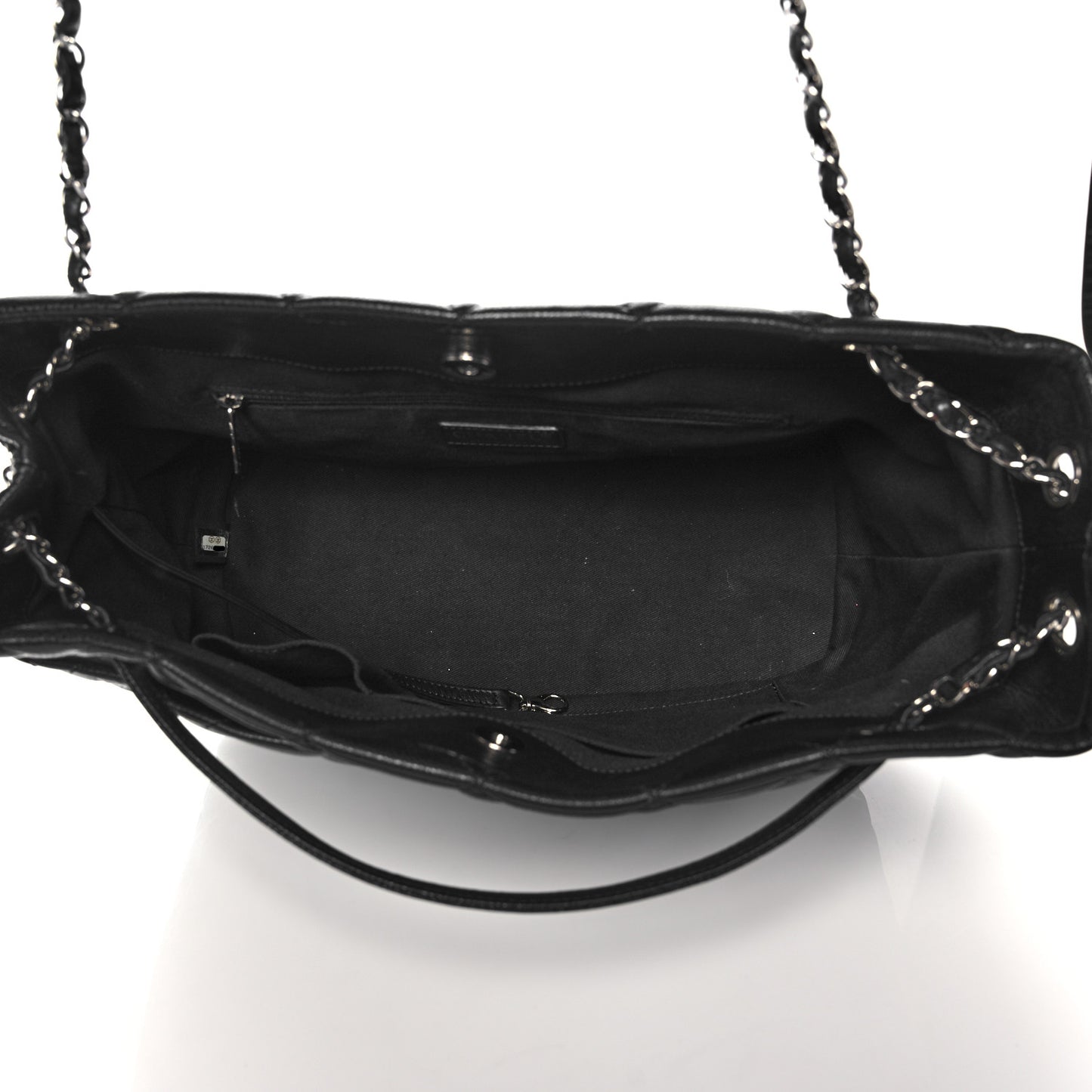 Caviar Quilted CC Timeless Soft Tote Black