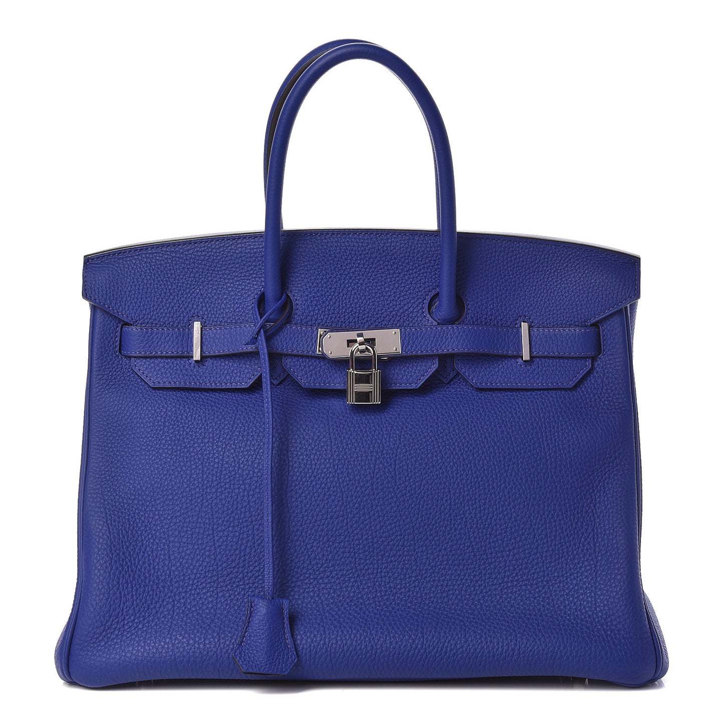 Togo Birkin 35 Bleu Electrique