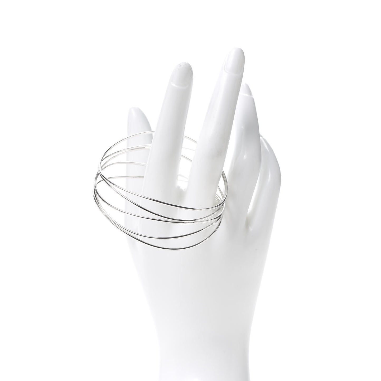 Sterling Silver Elsa Peretti Five Row Wave Bracelet