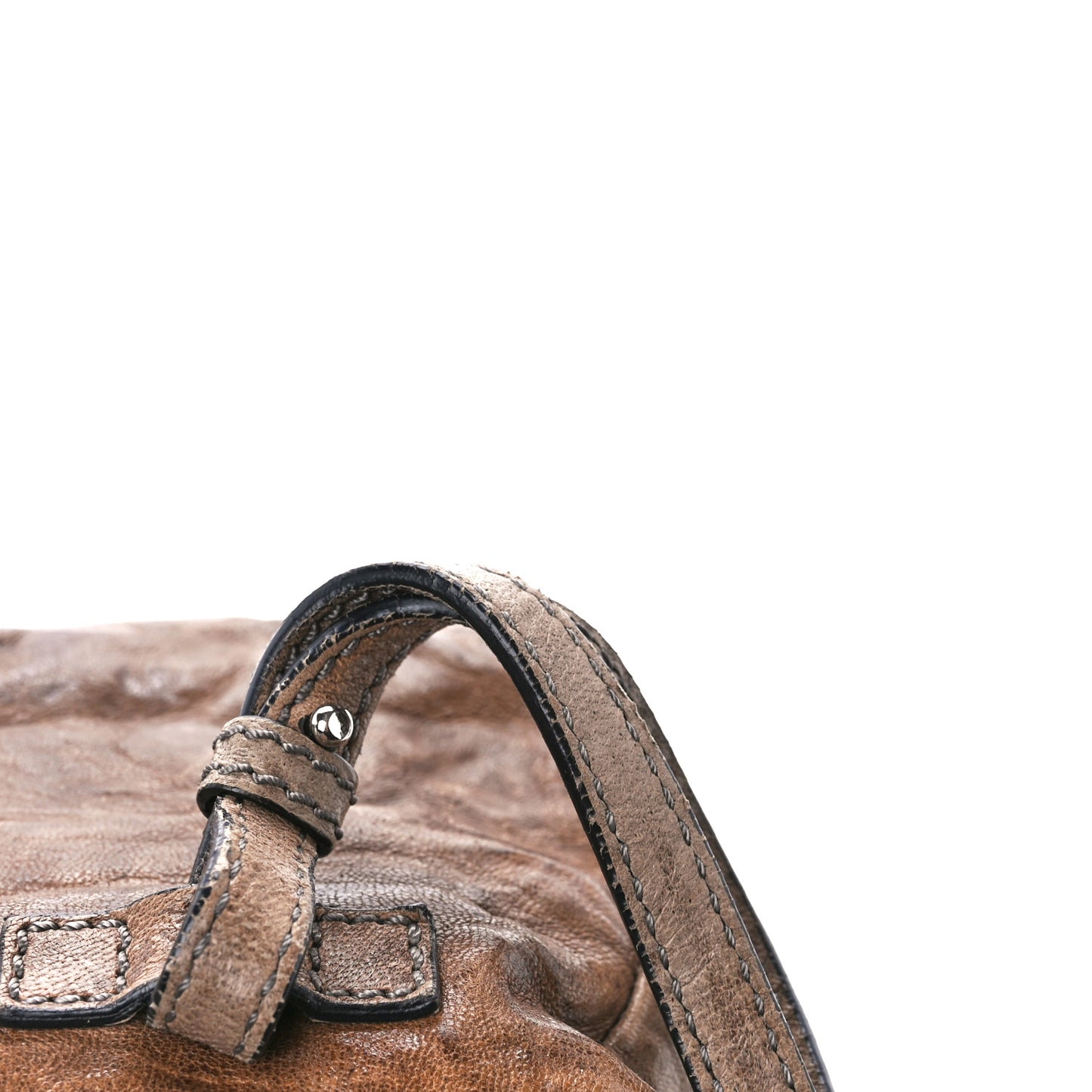 Tumbled Sheepskin Mini Pandora Brown