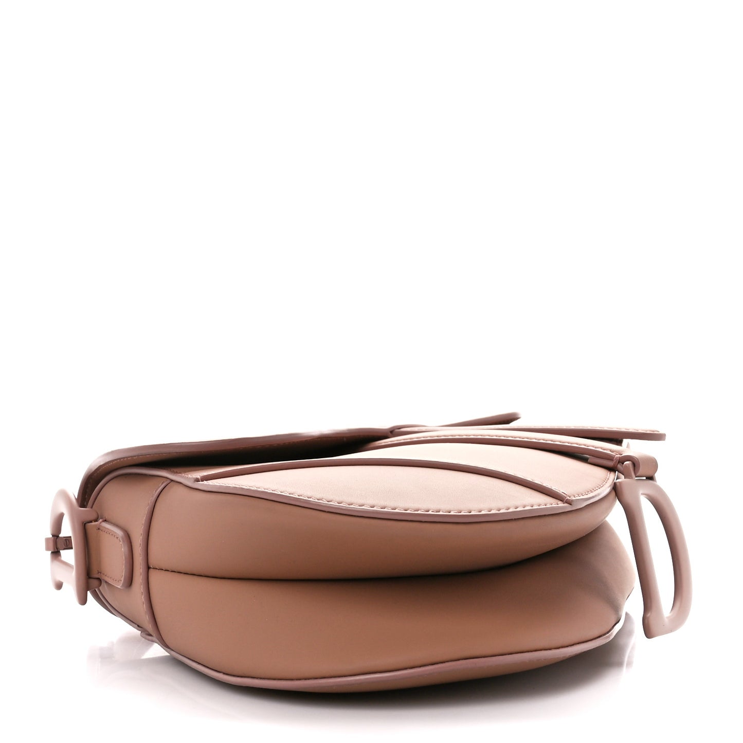 Ultra Matte Calfskin Saddle Bag Blush