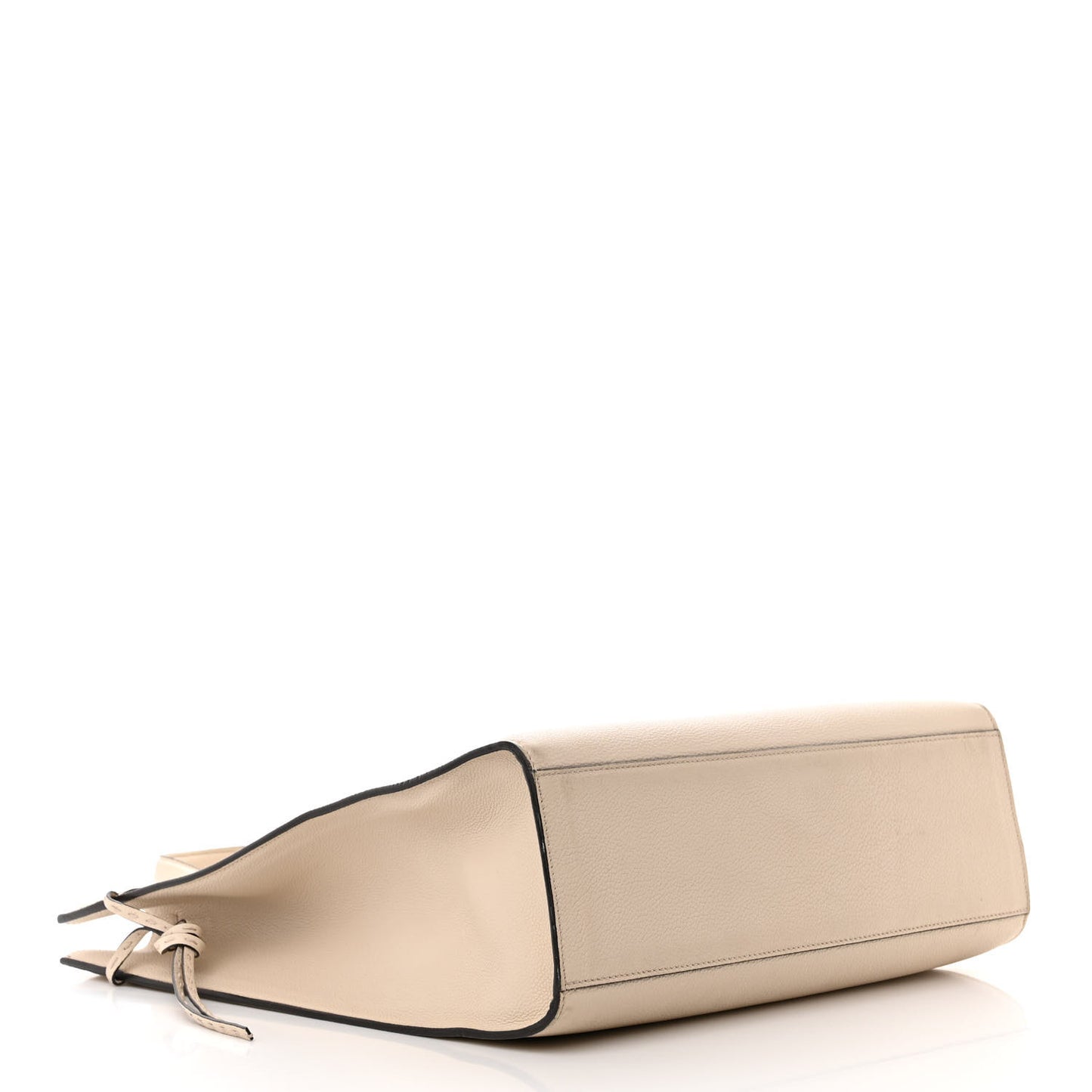 Vitello Cher Logo Embossed Medium Go To Shopper Tote Camelia