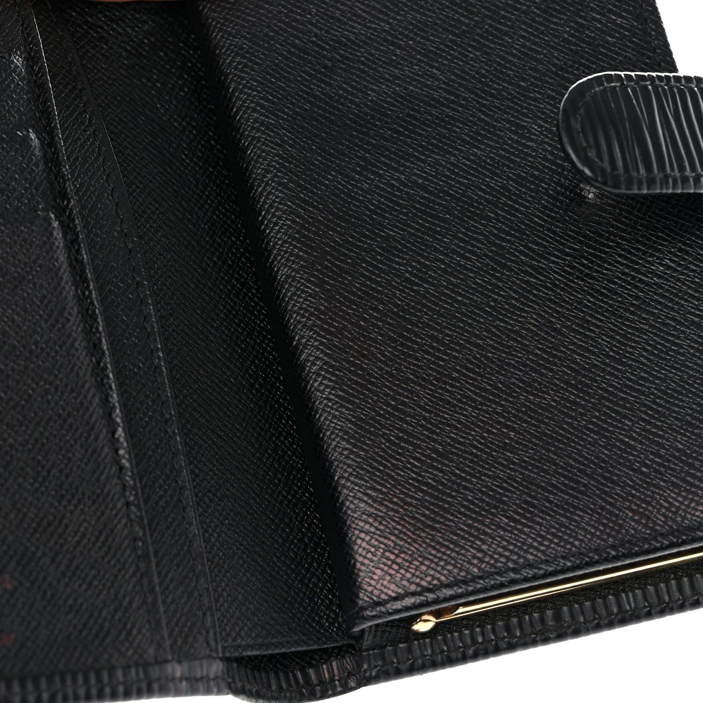 Epi French Purse Wallet Black