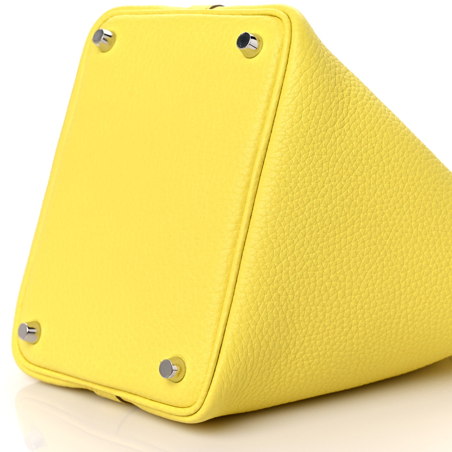 Hermes Taurillon Clemence Picotin Lock 18 PM Lime 8 of 9