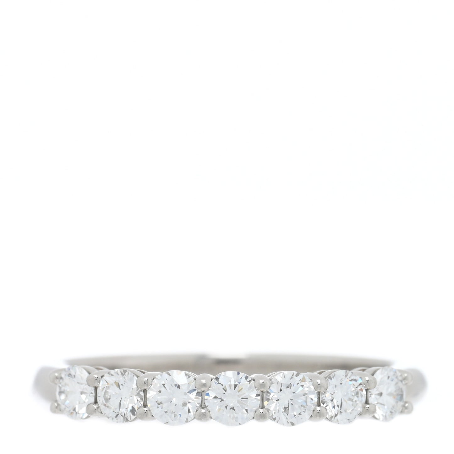 Platinum Diamond 3mm Embrace Half Circle Band Ring 54 7