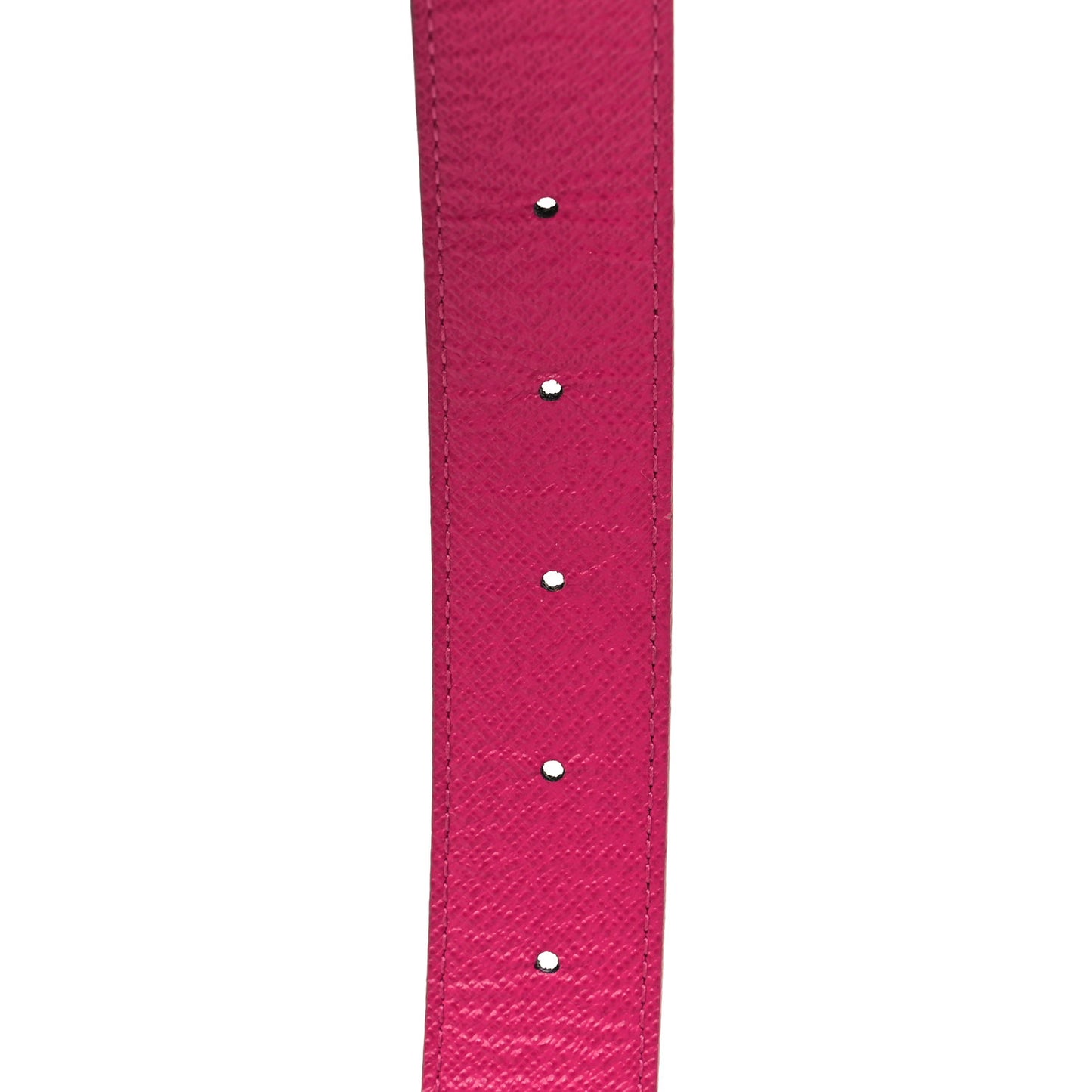 Monogram Calfskin 30mm LV Initiales Reversible Belt 80 32 Fuchsia