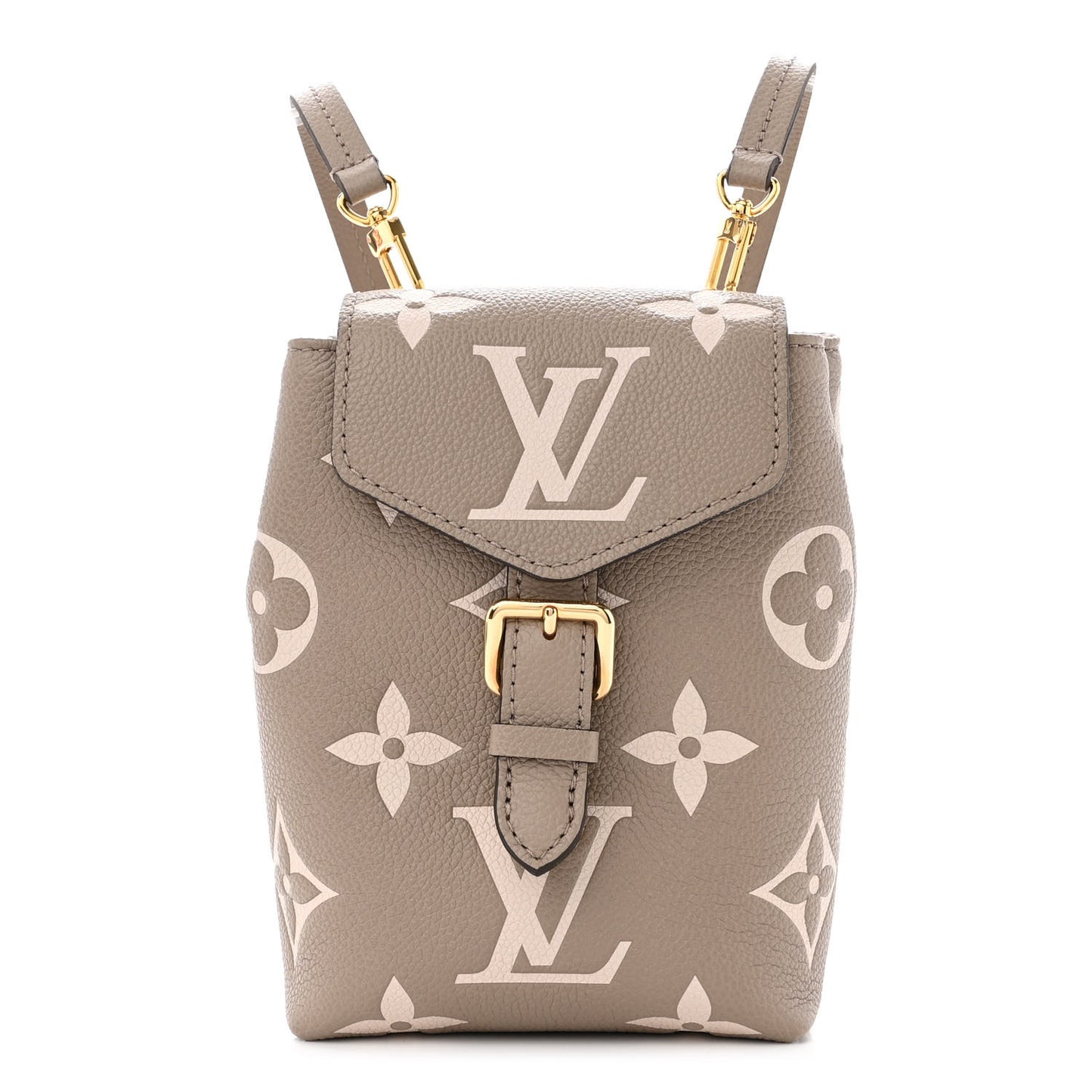 Empreinte Monogram Giant Tiny Backpack Tourterelle Cream