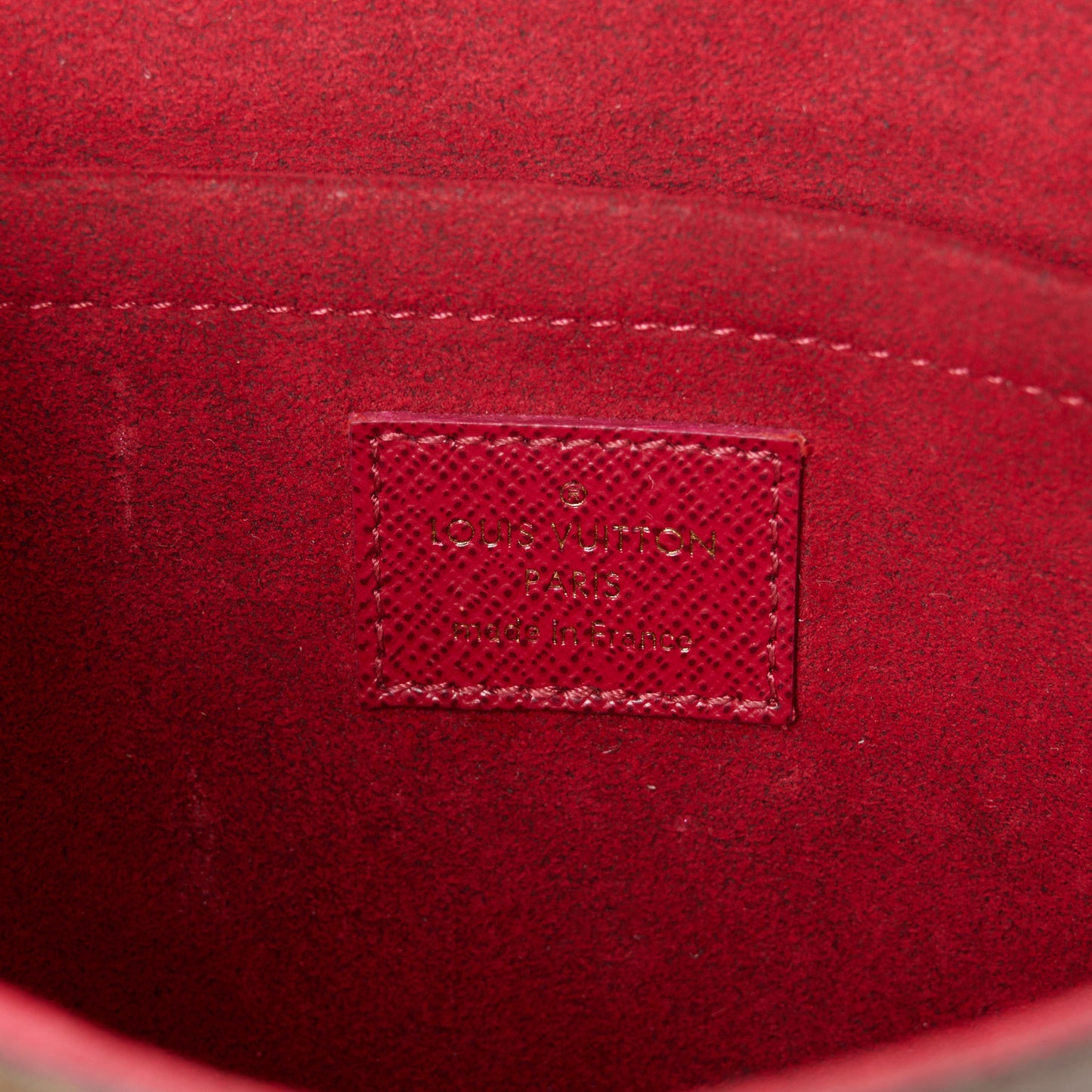 Monogram Pochette Felicie Chain Wallet Fuchsia