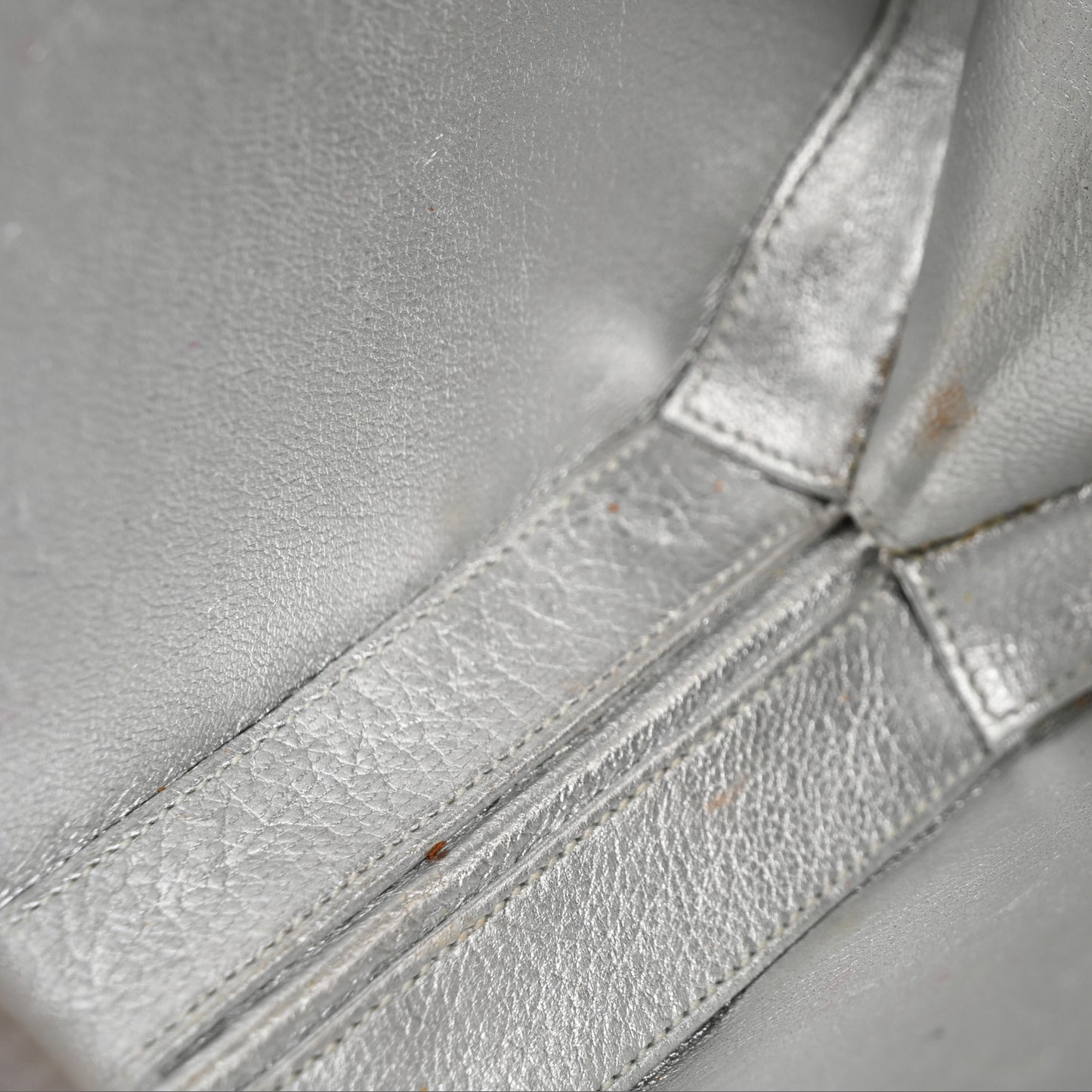 Swarovski Crystal Minaudiere Clutch Silver