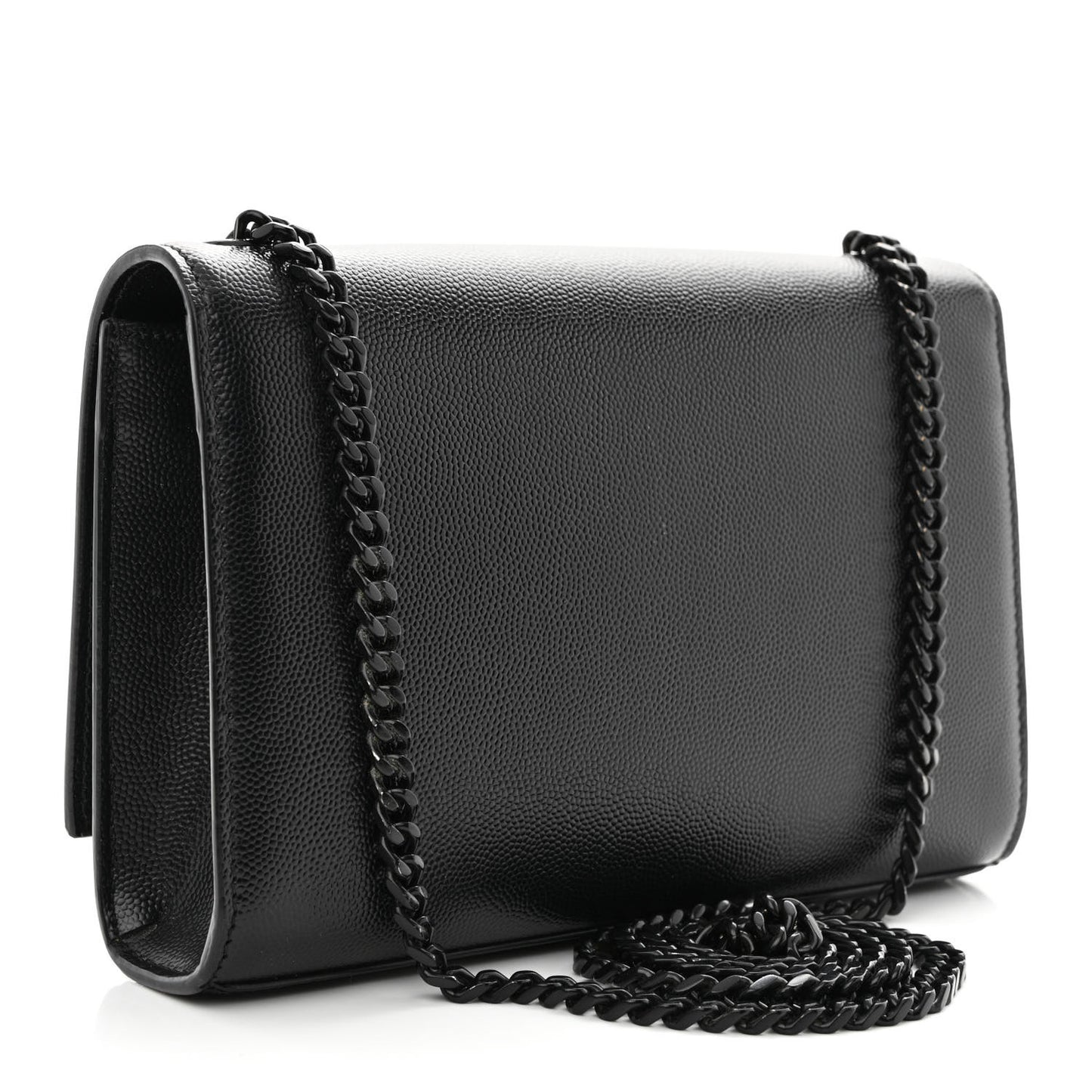 Grain De Poudre Small Monogram Monochrome Kate Satchel Black