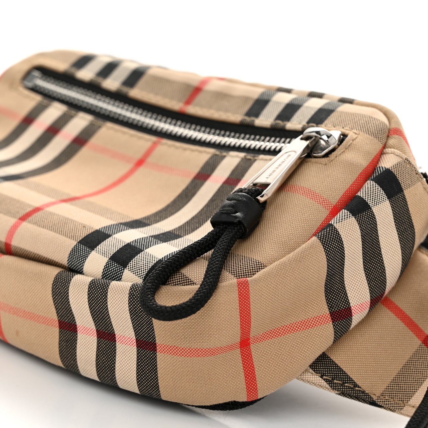 Nylon Vintage Check Small Cannon Bum Bag Archive Beige