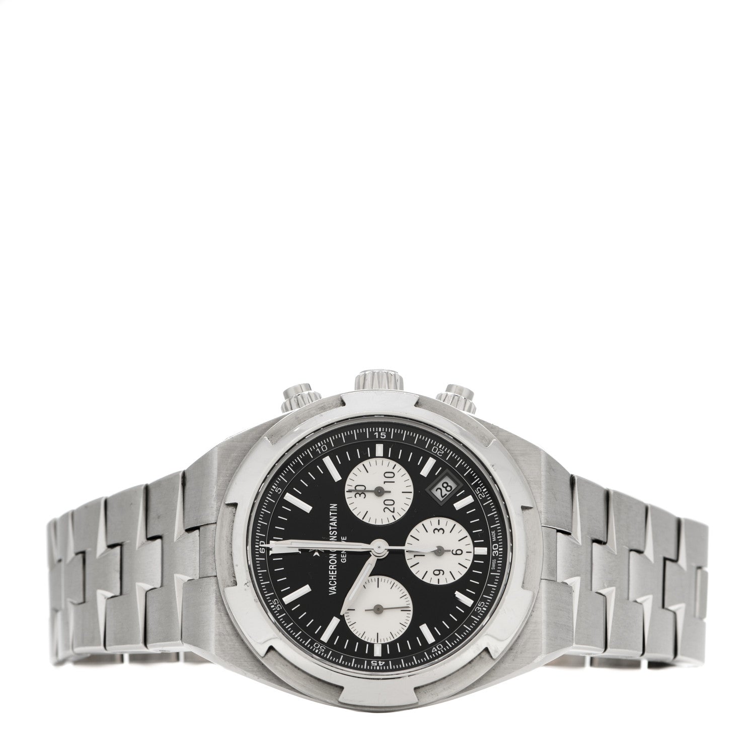 Vacheron Constantin Stainless Steel 42.5mm Overseas Chronograph Automatic Watch Black 5500V/110A-B481 2 of 6