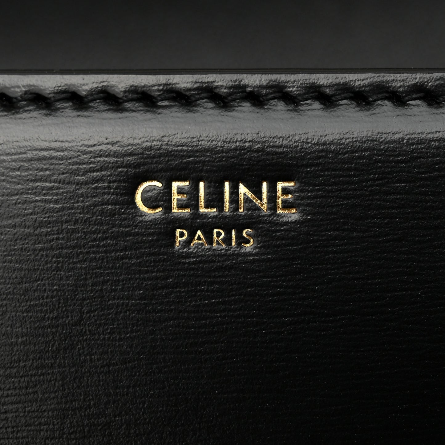 Shiny Calfskin Teen Triomphe Black
