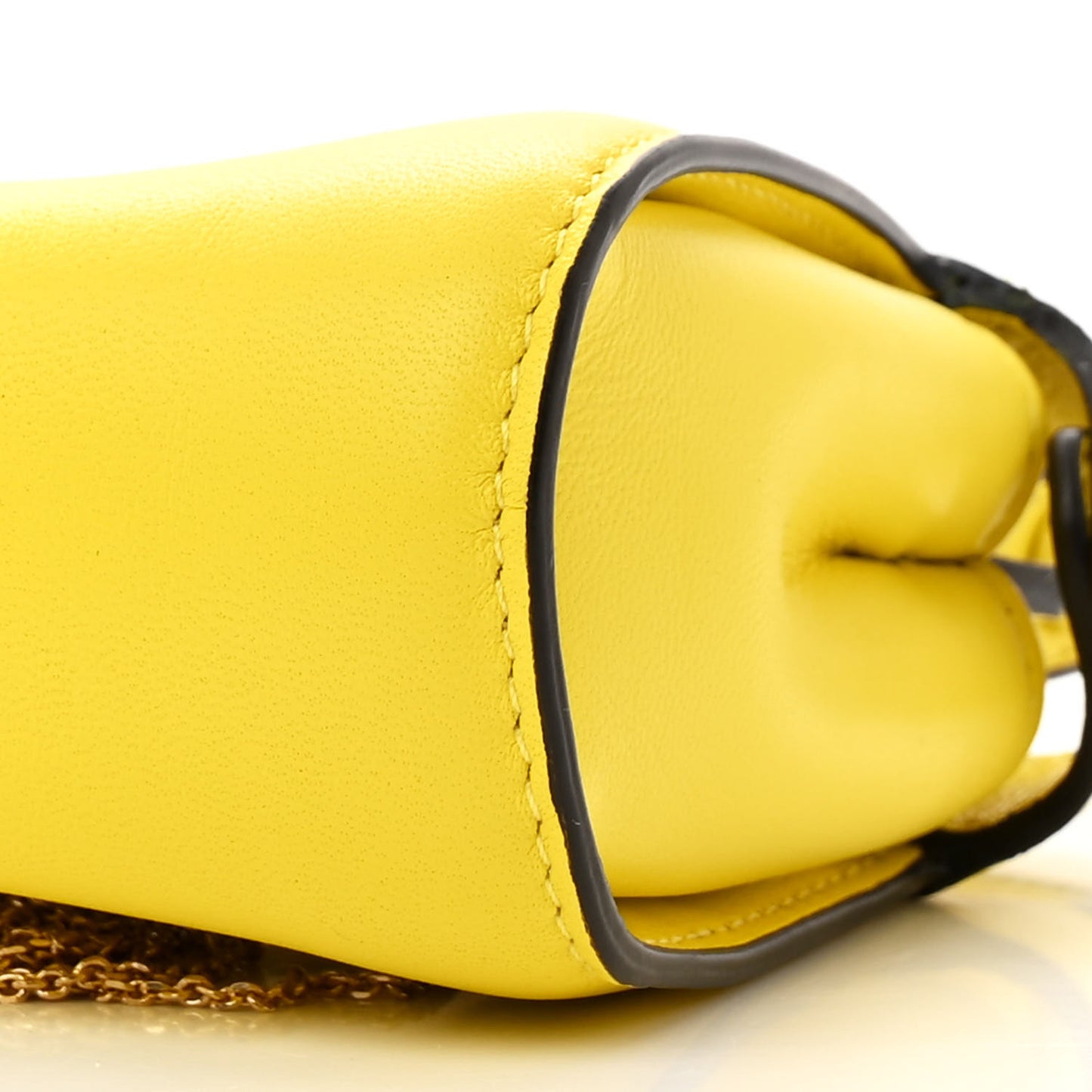 Nappa Nano Peekaboo Satchel Limone