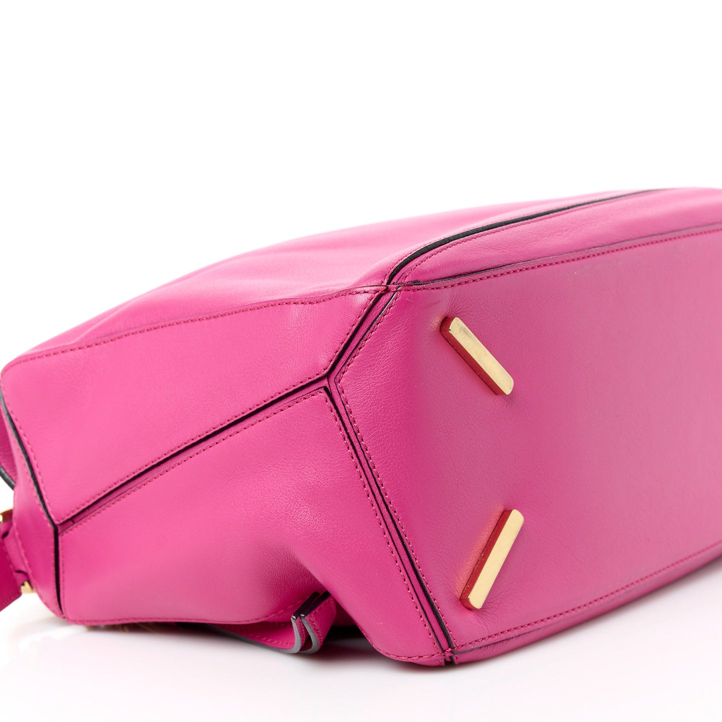 Calfskin Medium Puzzle Bag Fuchsia