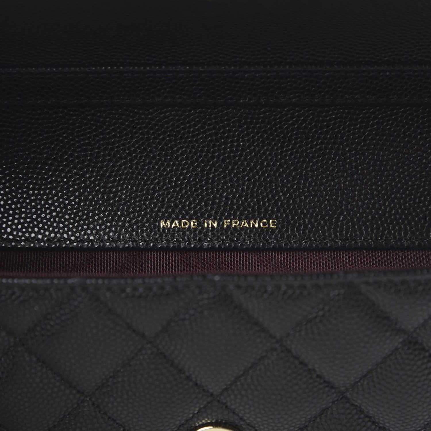 Chanel Caviar Quilted Glasses Case With Chain Black 9 of 12
