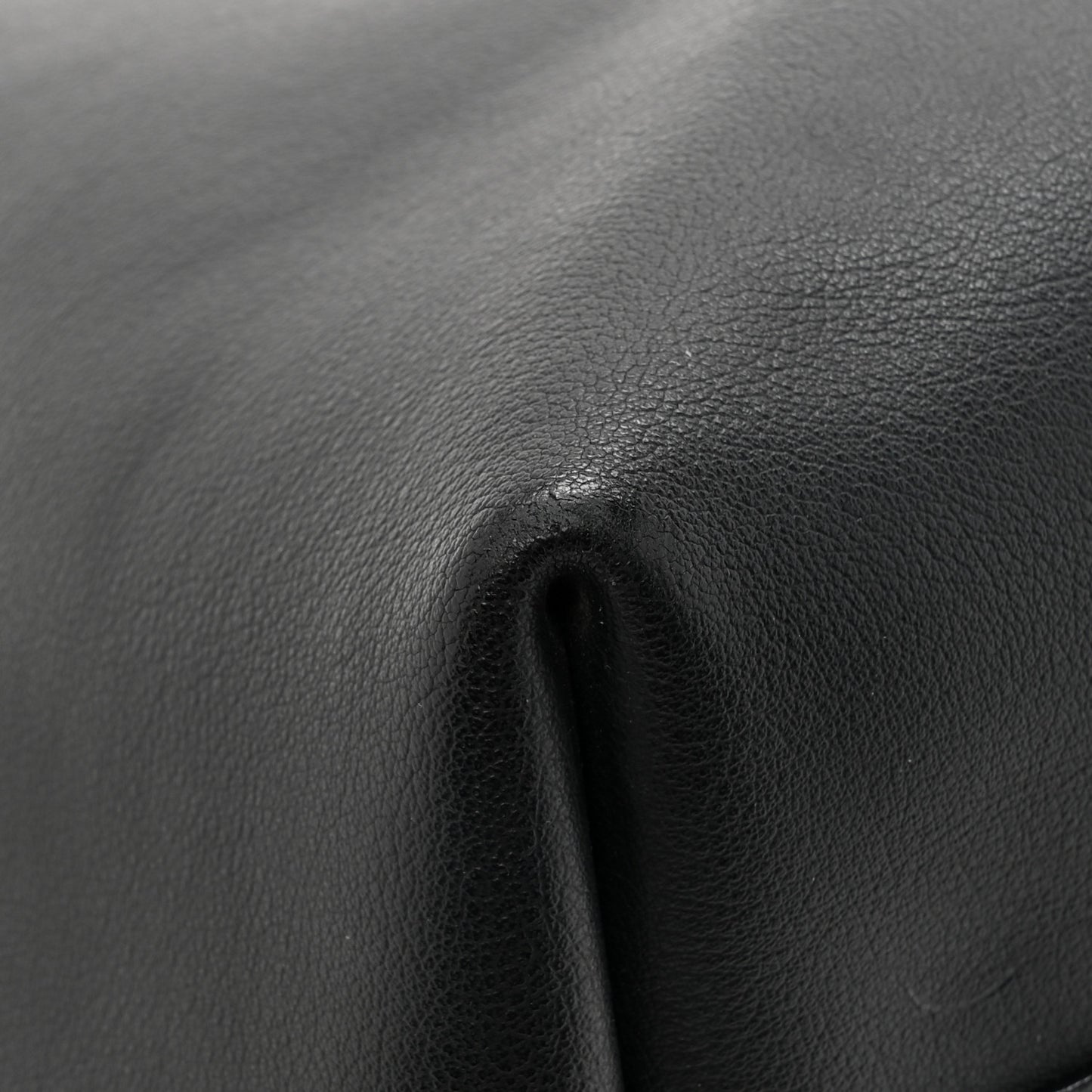 Calfskin Large Shopping Tote Black