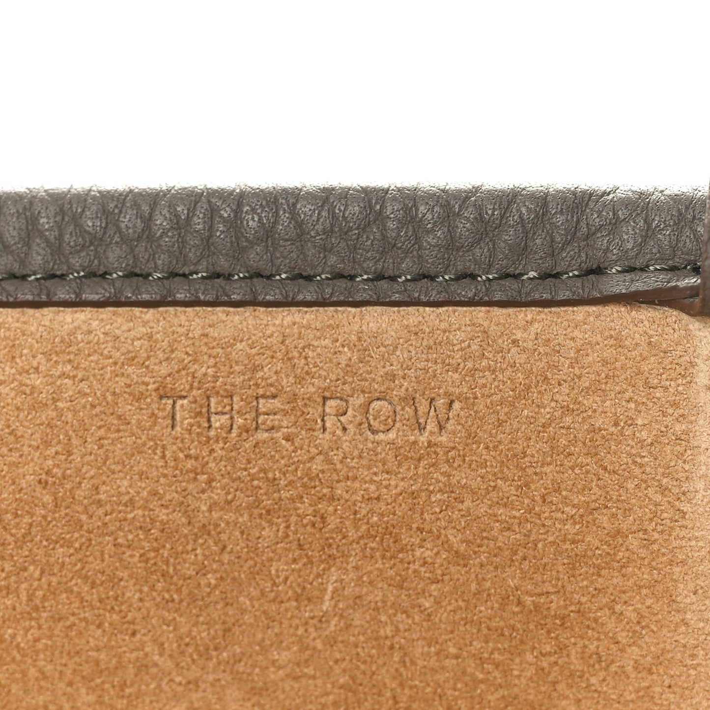 Grained Calfskin Park Tote Three Elephant