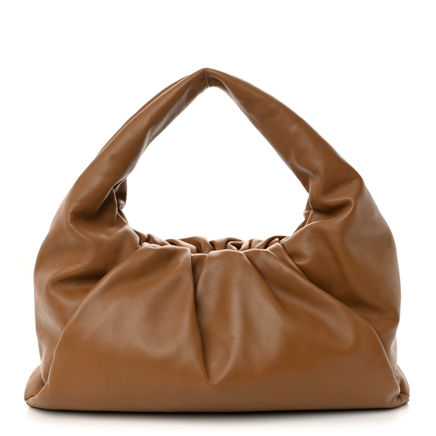 Smooth Butter Calfskin Medium The Shoulder Pouch Cammello