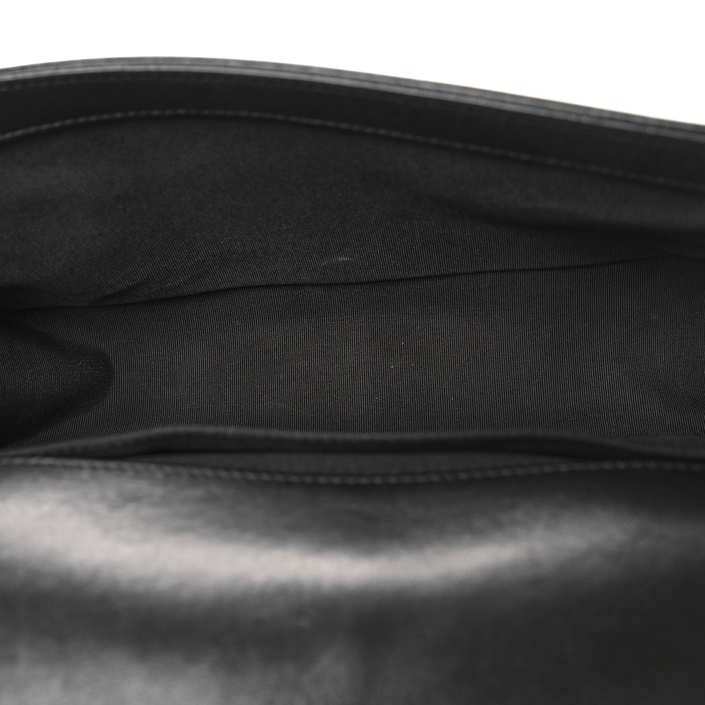 Lambskin Quilted Medium Boy Flap Black