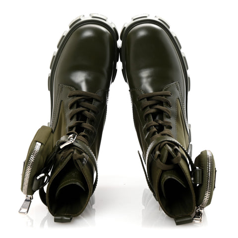 Spazzolato Rois Re-Nylon Metal Triangle Logo Monolith Pouch Pocket 55mm Boots 37.5 Militare