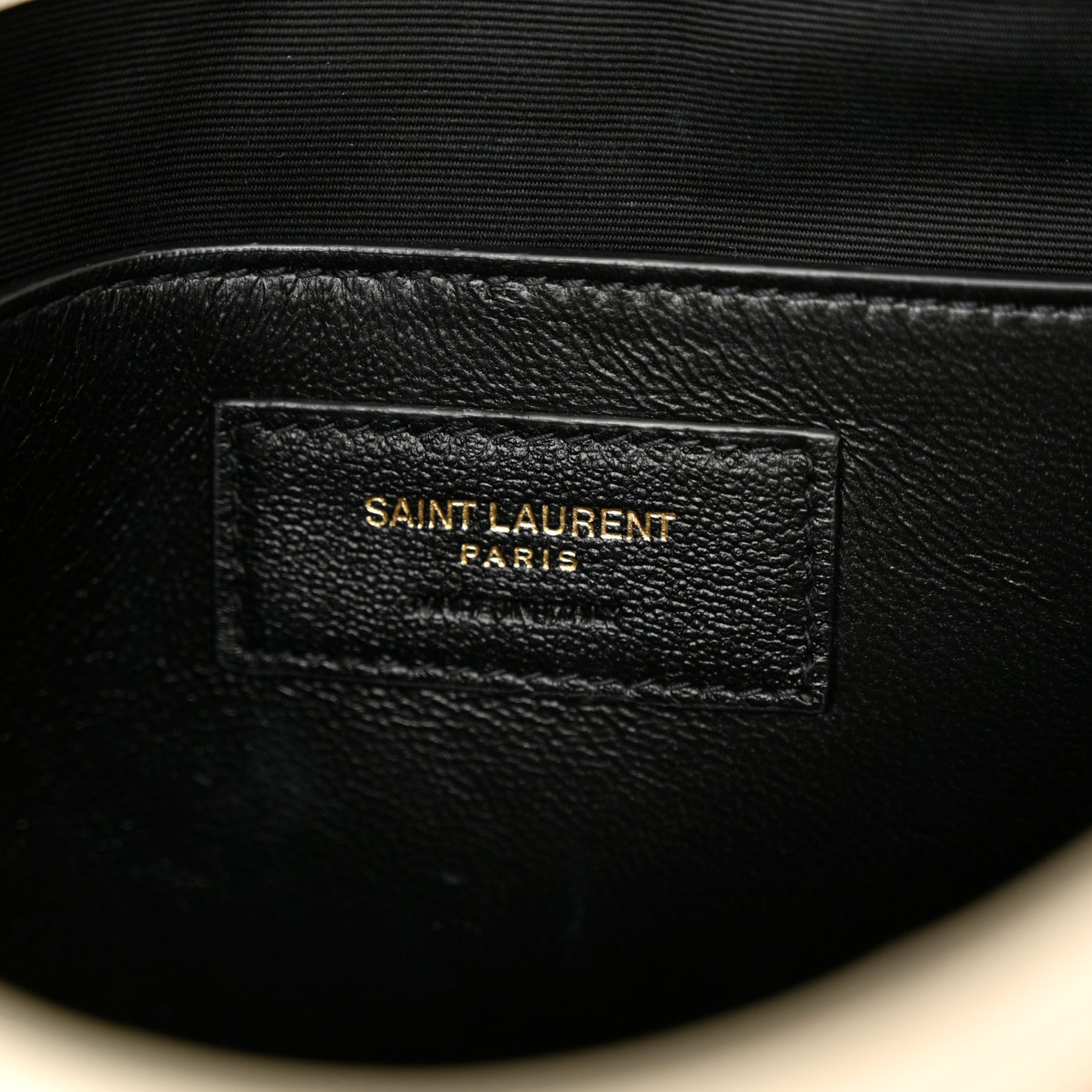 Lambskin Matelasse Monogram Baby Niki Chain Satchel Ivory