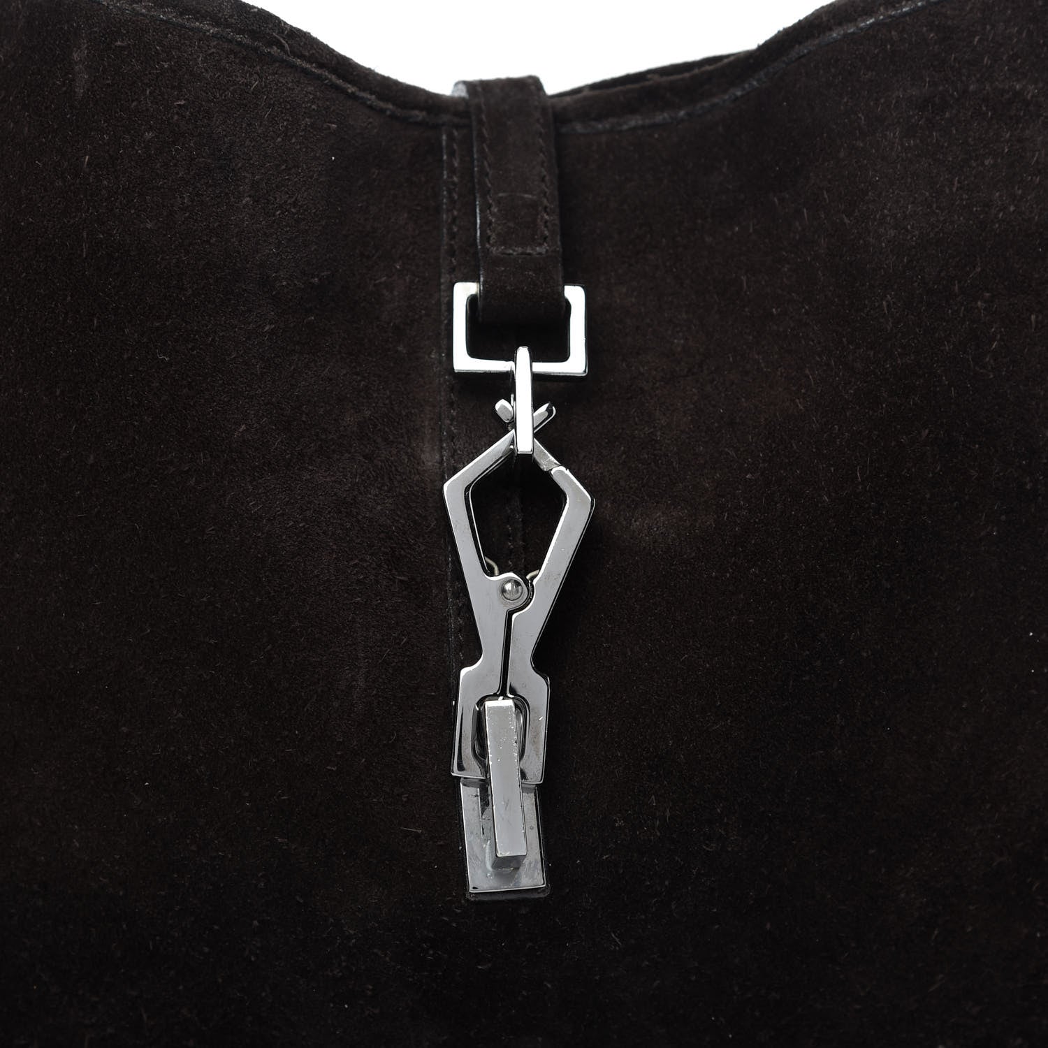 Gucci Suede Jackie Hobo Dark Brown 10 of 10