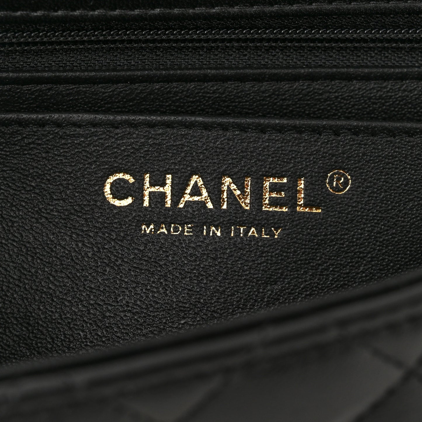 Lambskin Quilted Mini Top Handle Rectangular Flap Black