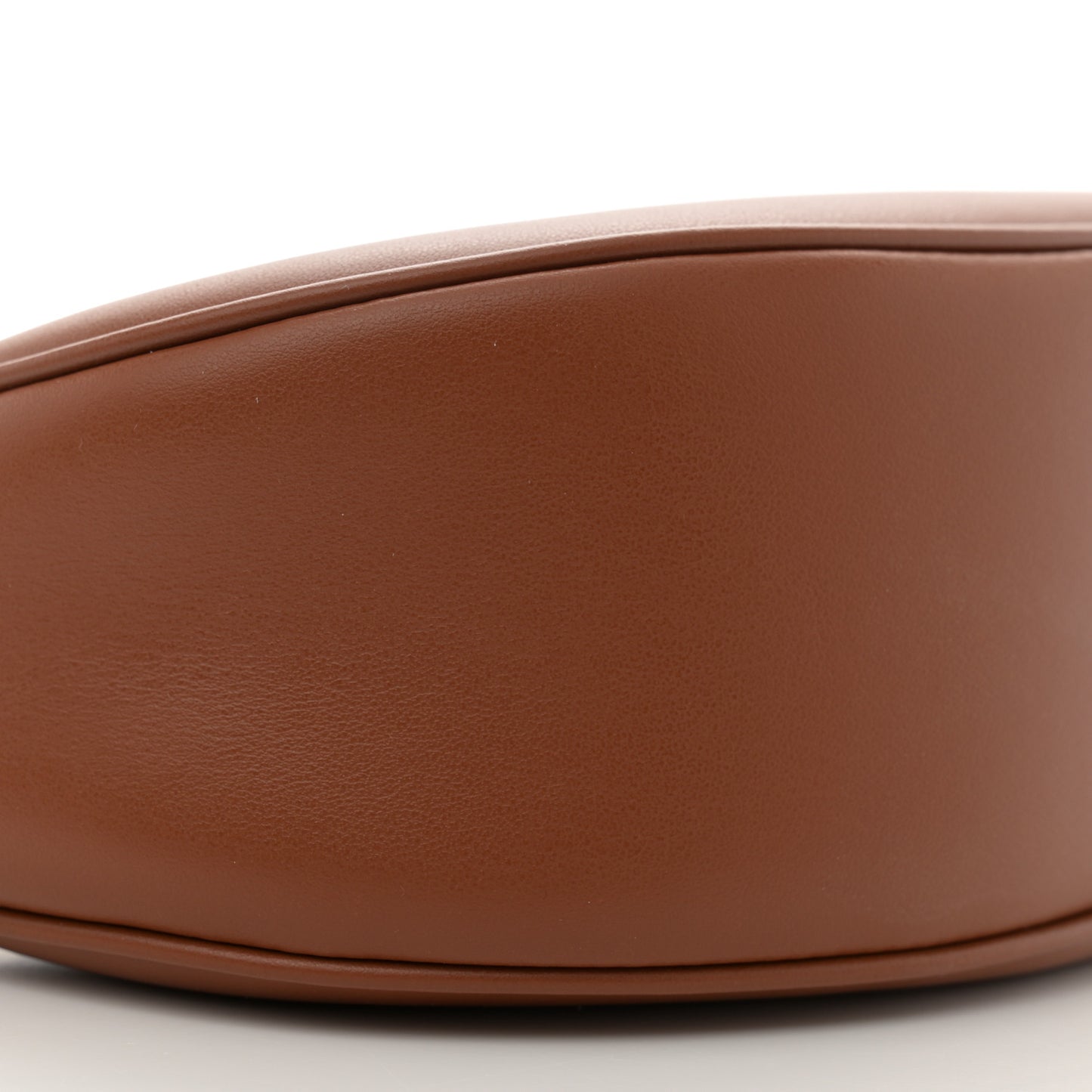 Smooth Calfskin Medium Strap Ava Triomphe Shoulder Bag Tan
