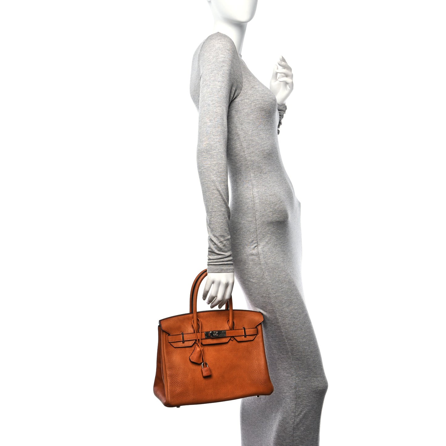 Taurillon Saddle Birkin 30 Cuivre