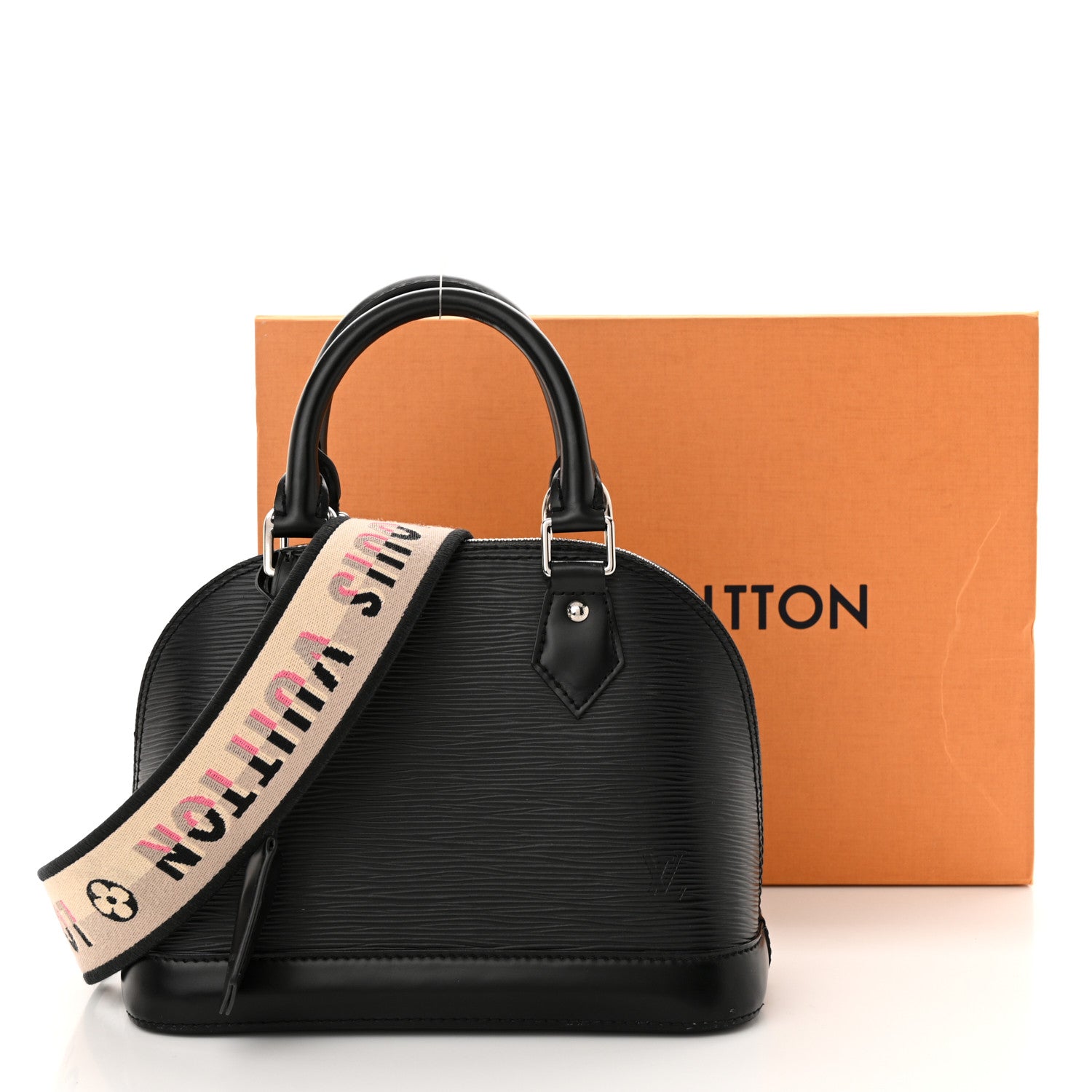 Louis Vuitton Epi Jacquard Alma BB Black 16 of 16