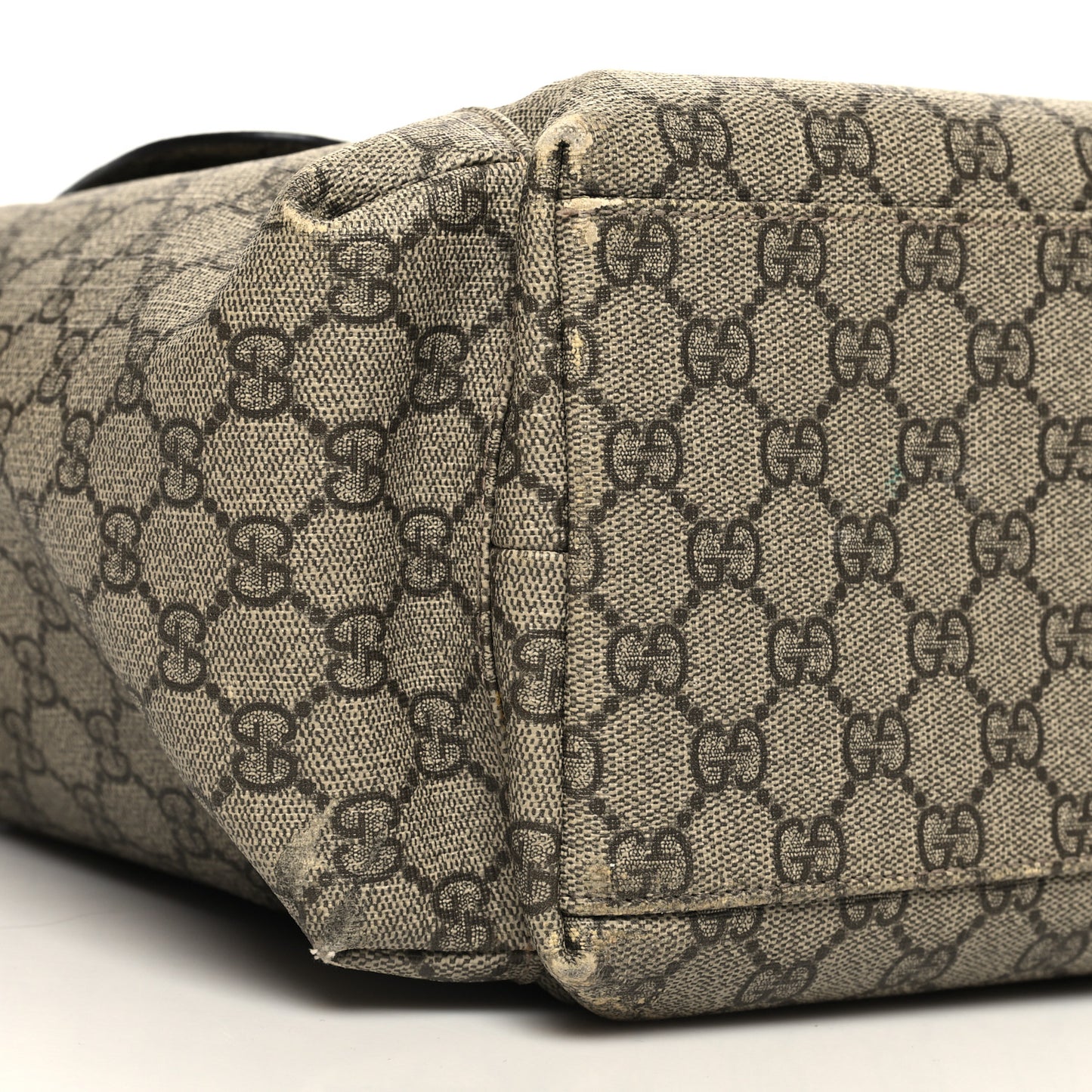 GG Plus Monogram Messenger Diaper Bag Dark Brown
