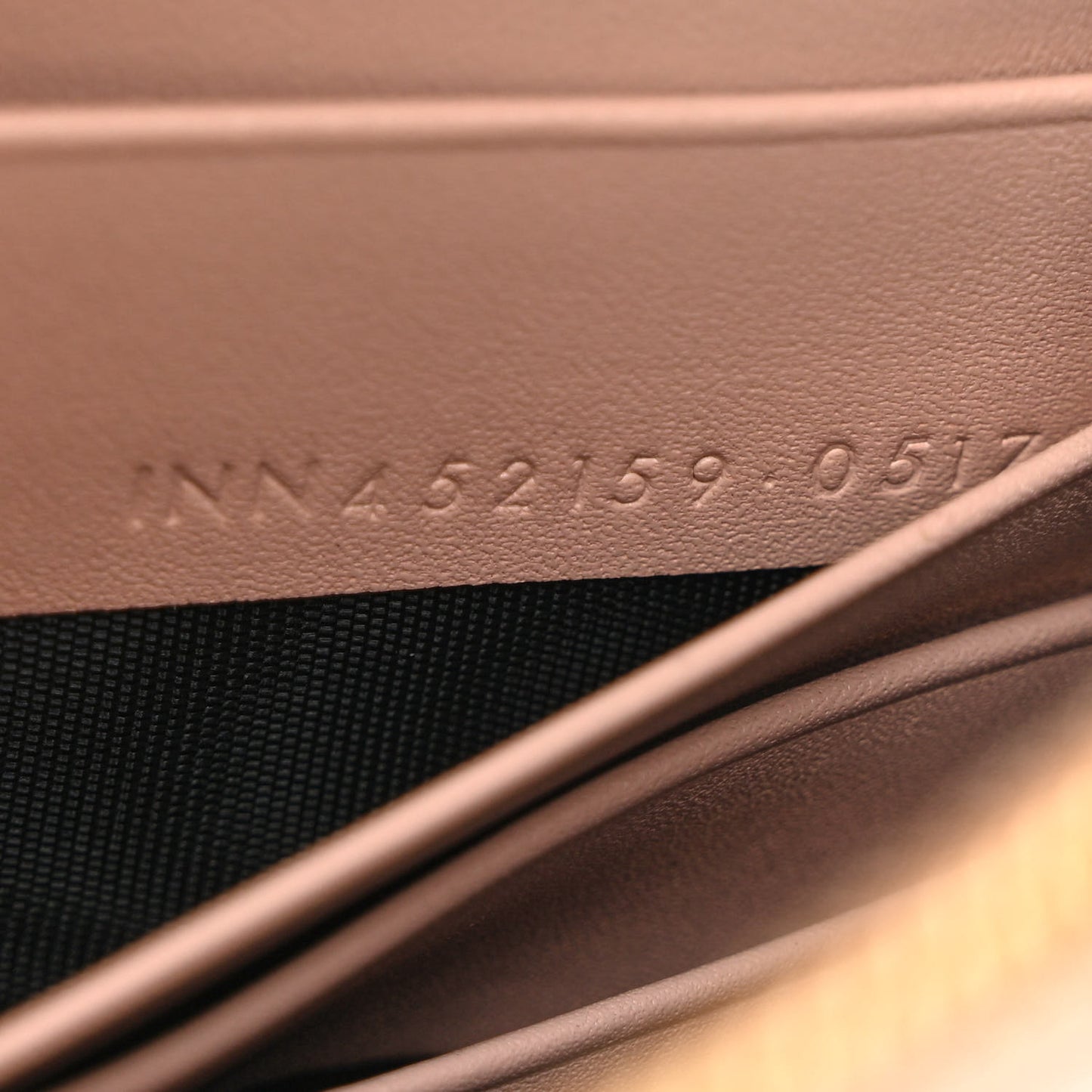 Grain De Poudre Classic Monogram Kate Tassel Chain Wallet Pale Blush