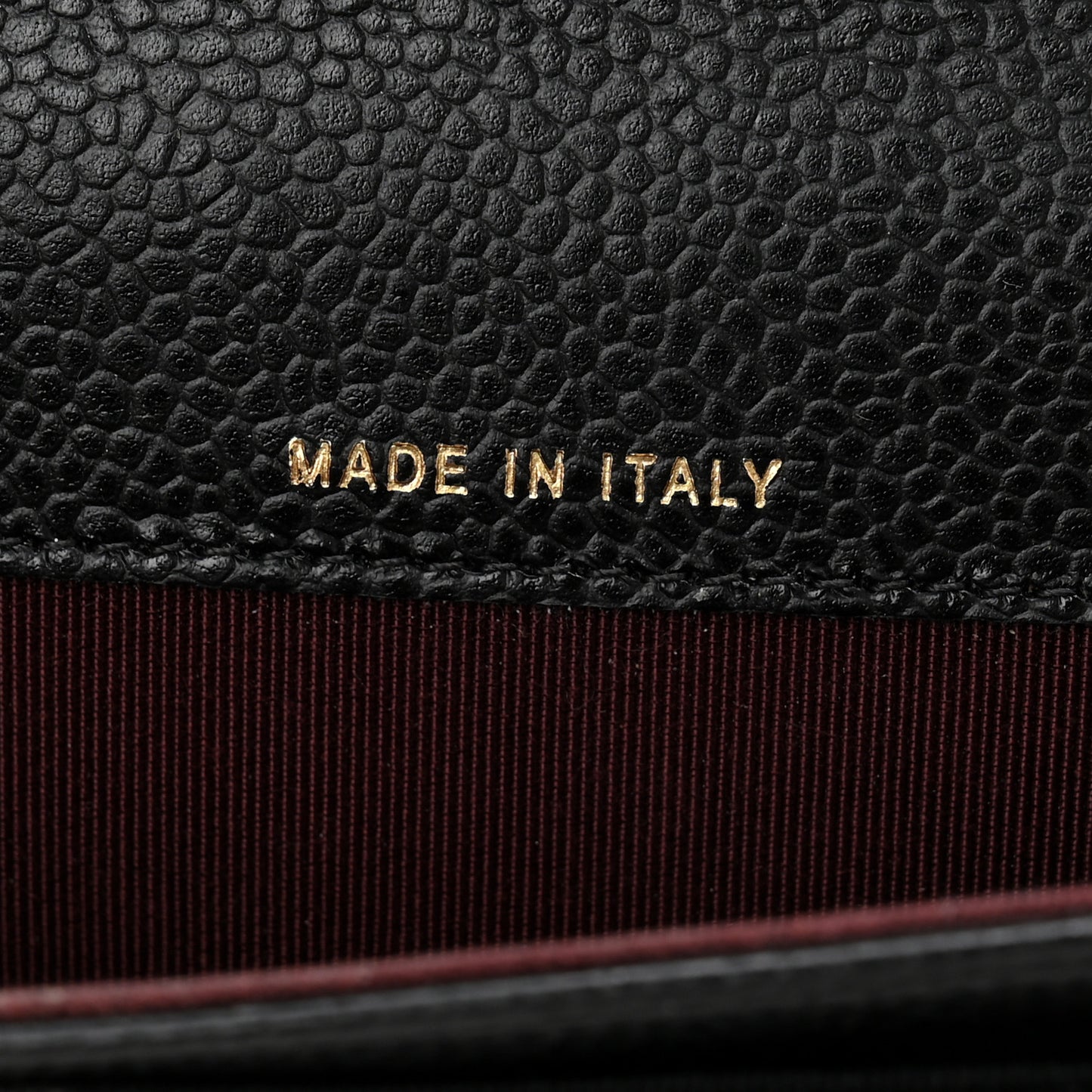 Caviar Quilted Flap Card Holder Wallet Black