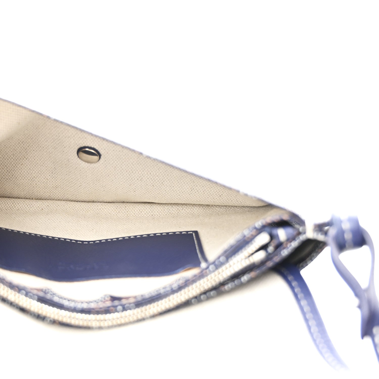 Goyard Goyardine Plumet Wallet Clutch Navy 5 of 11