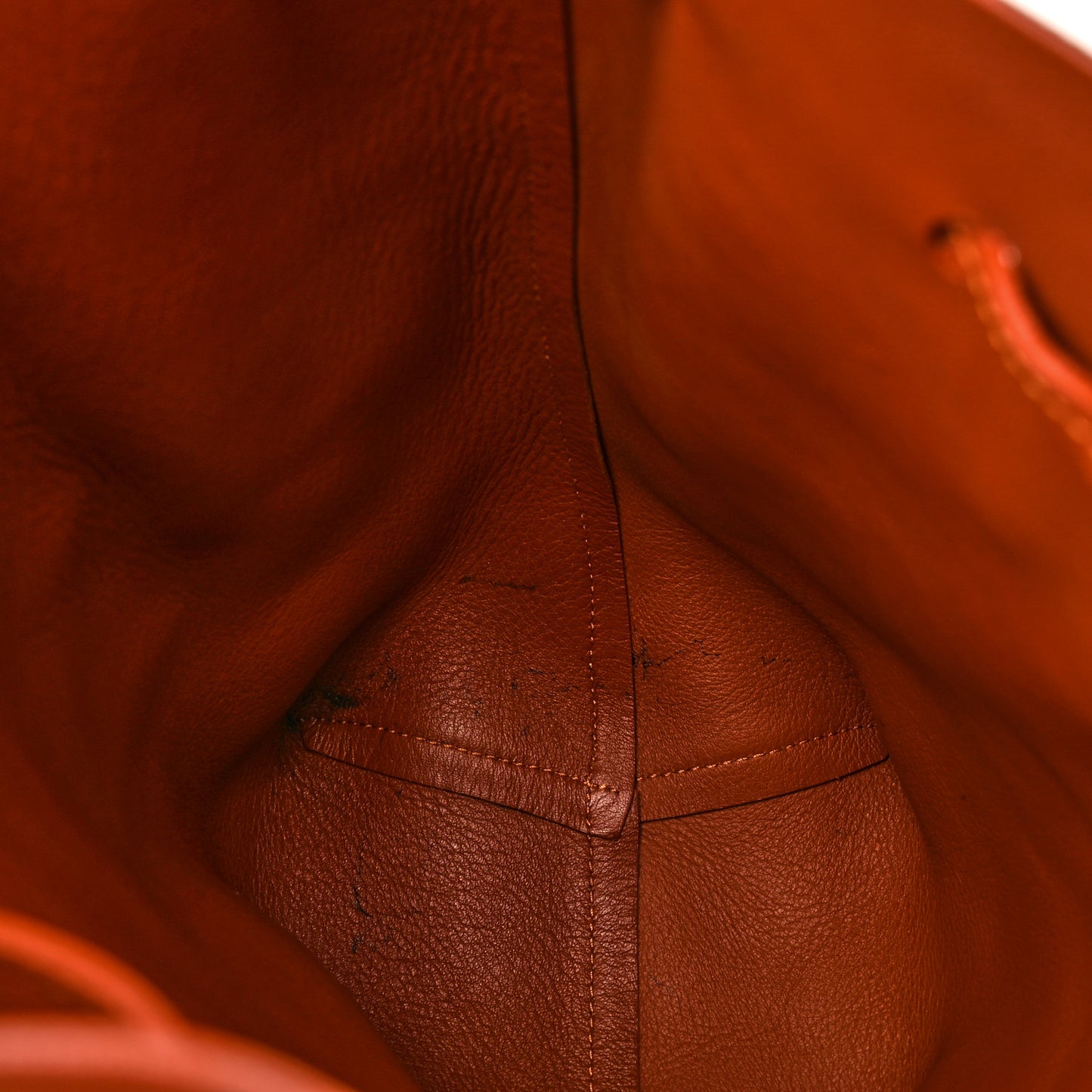 Suede Bucket Bag Brick