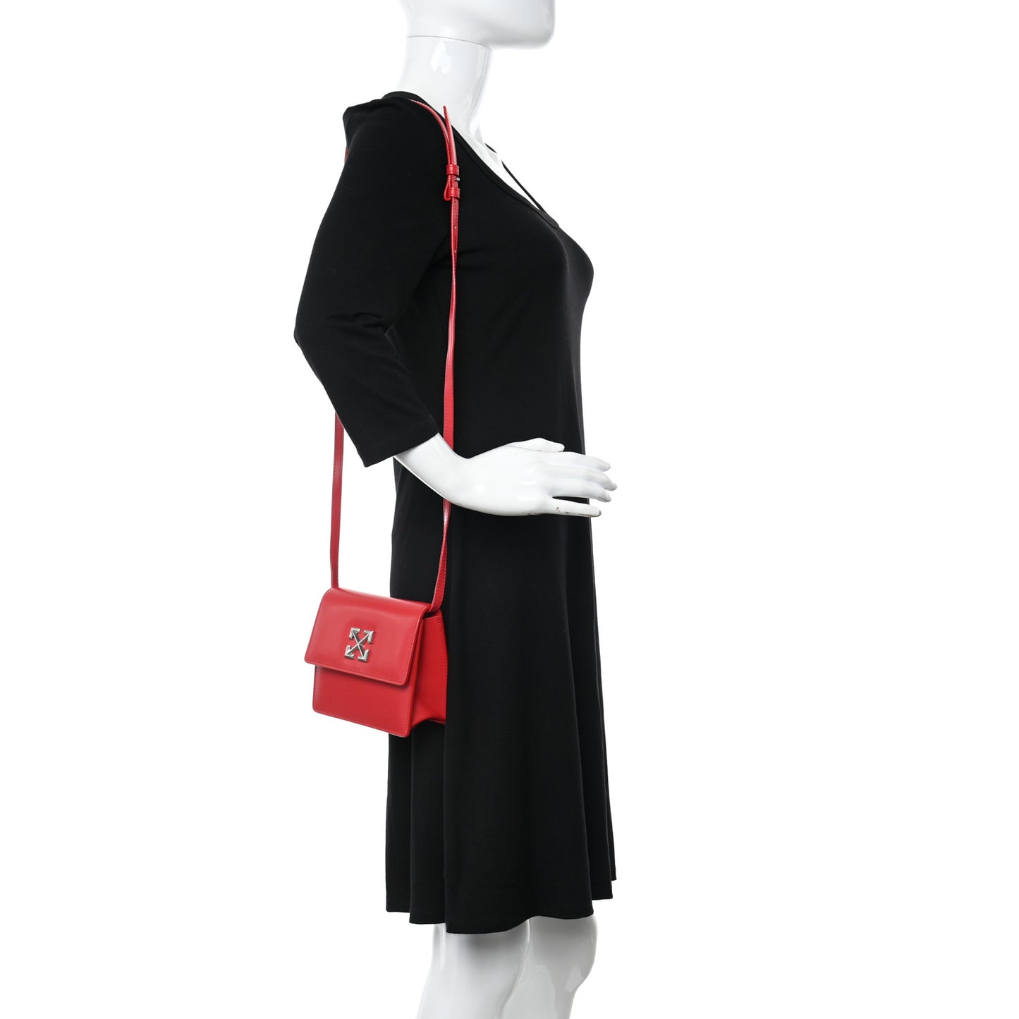 Calfskin Jitney 2.8 Belt Bag Crossbody Red