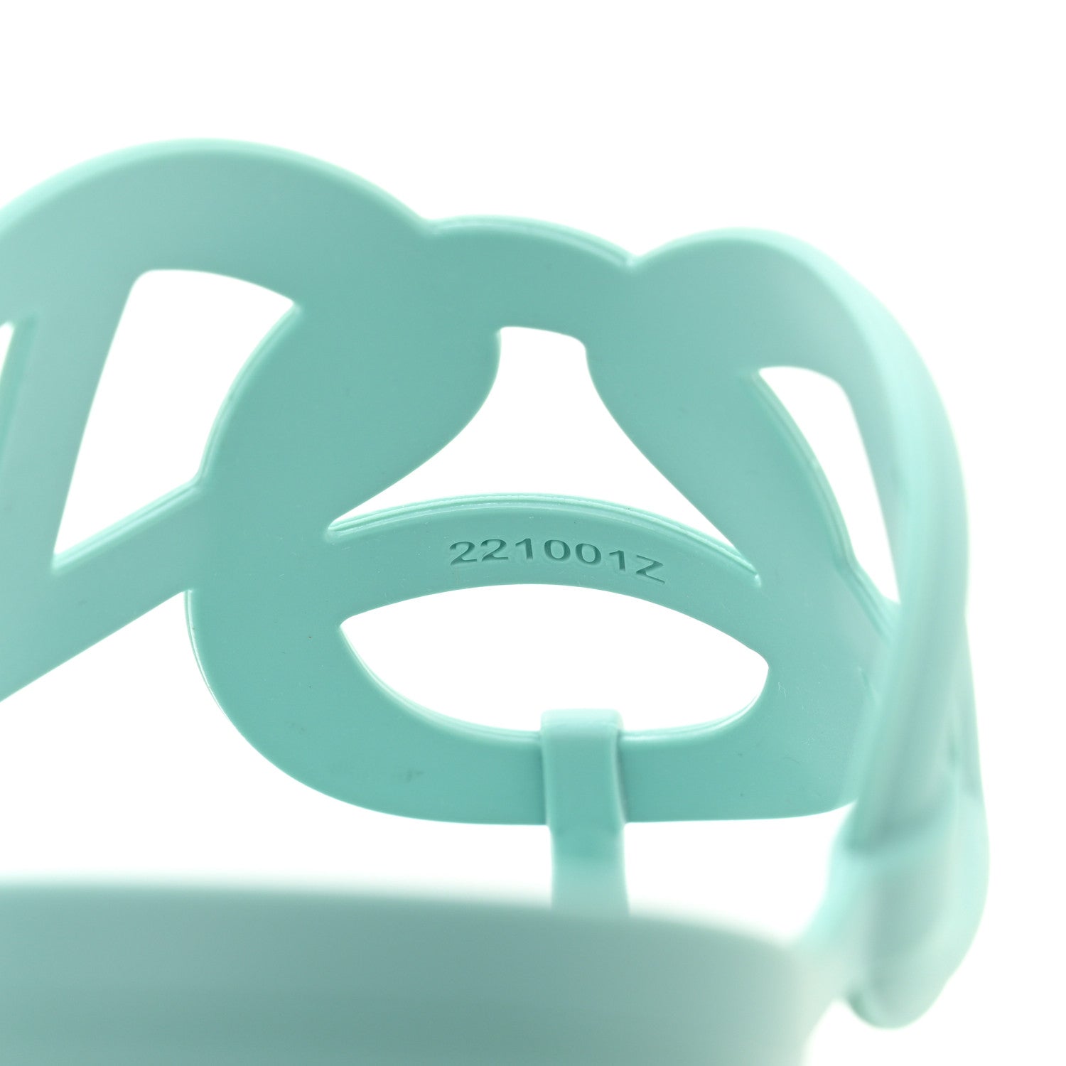 Hermes Rubber Womens Egerie Sandals 39 Vert Embrun 8 of 9