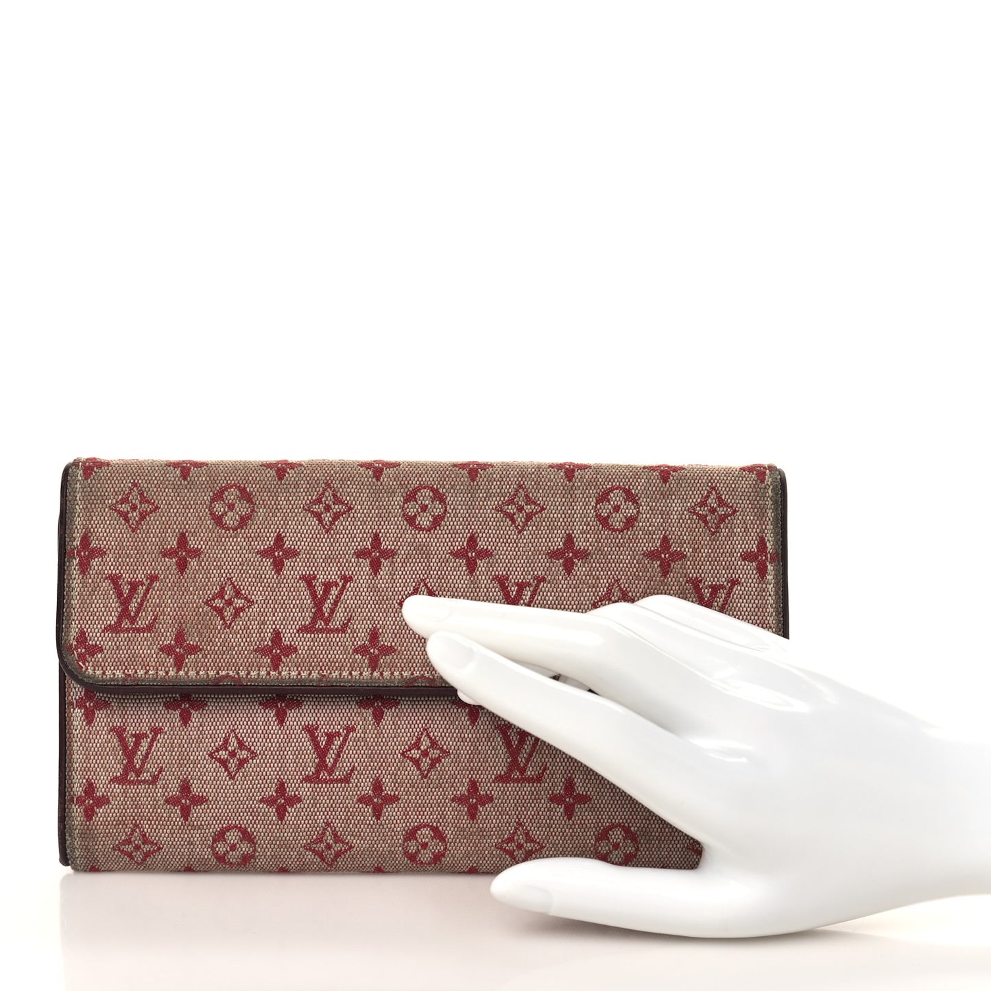 Mini Monogram Porte Tresor International Wallet Cherry