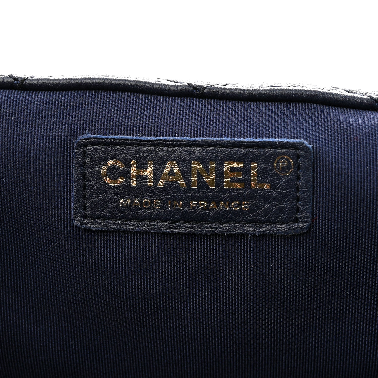 Chanel Calfskin Quilted XXL Travel Flap Bag Navy 6 of 15