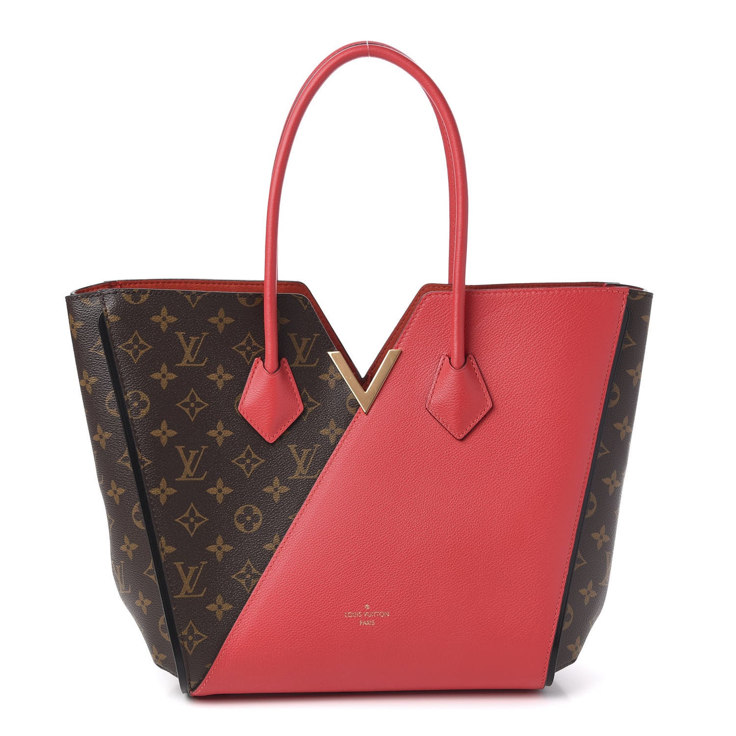Calfskin Monogram Kimono Tote Poppy