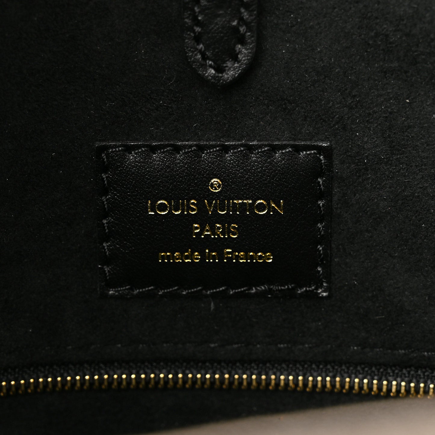 Empreinte Monogram Giant Broderies Onthego MM Cream Black