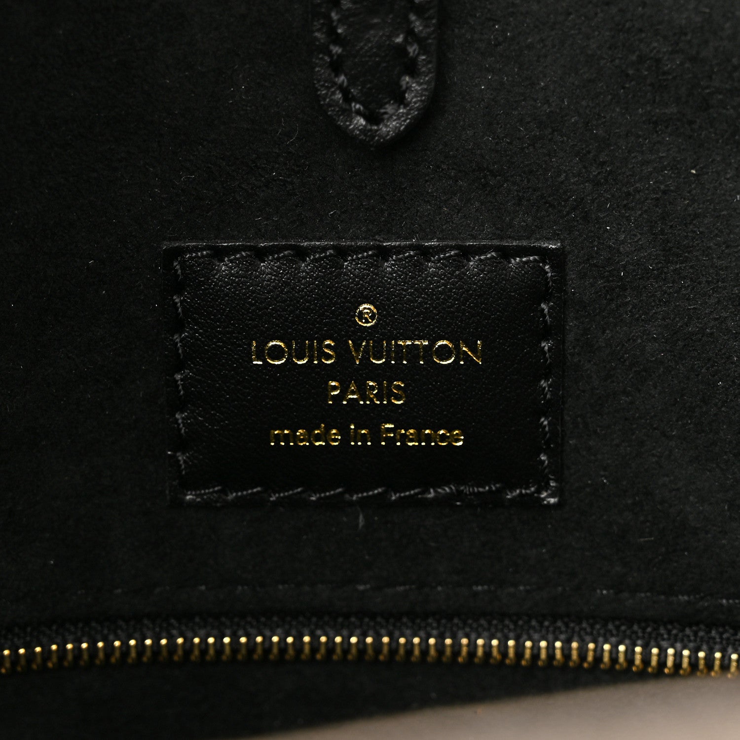 Louis Vuitton Empreinte Monogram Giant Broderies Onthego MM Cream Black 6 of 10