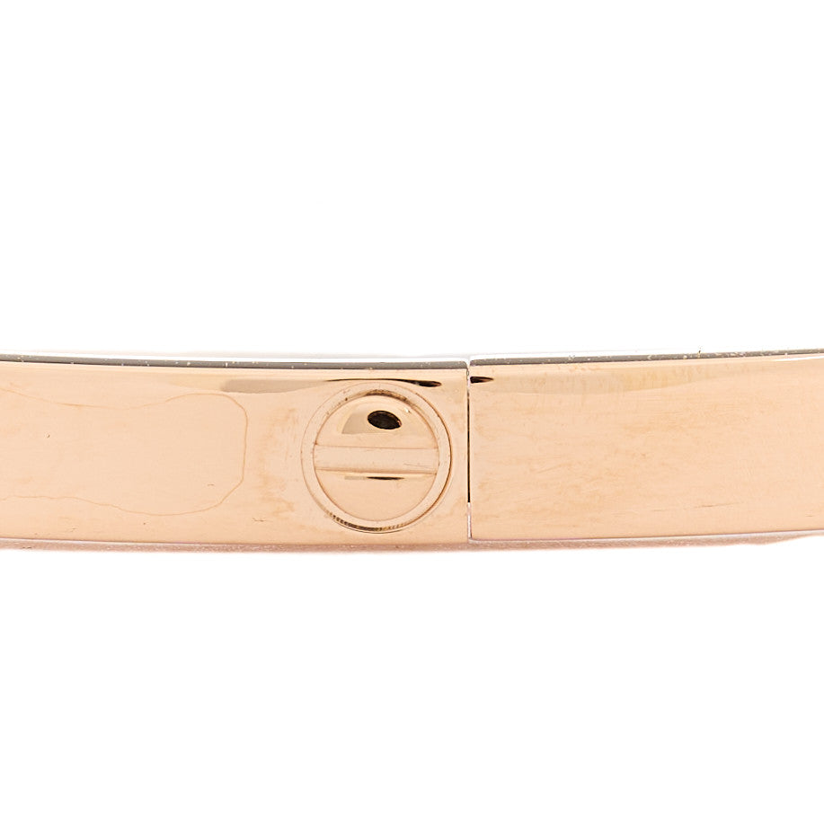 18K Pink Gold Small LOVE Bracelet 15