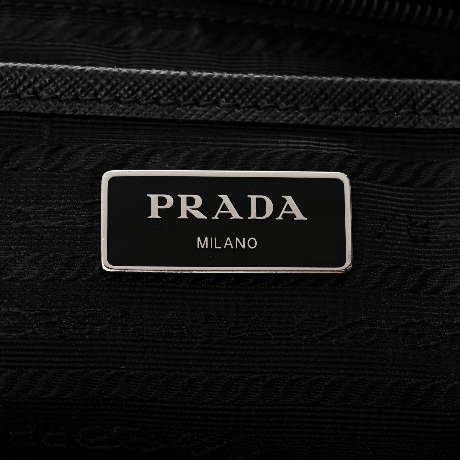 Prada Re-Nylon Saffiano Medium Backpack Black 7 of 15