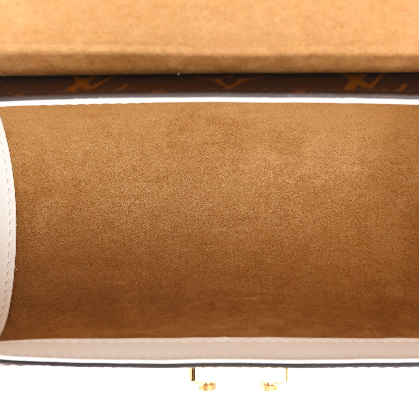 Monogram LV Match Papillon Trunk White