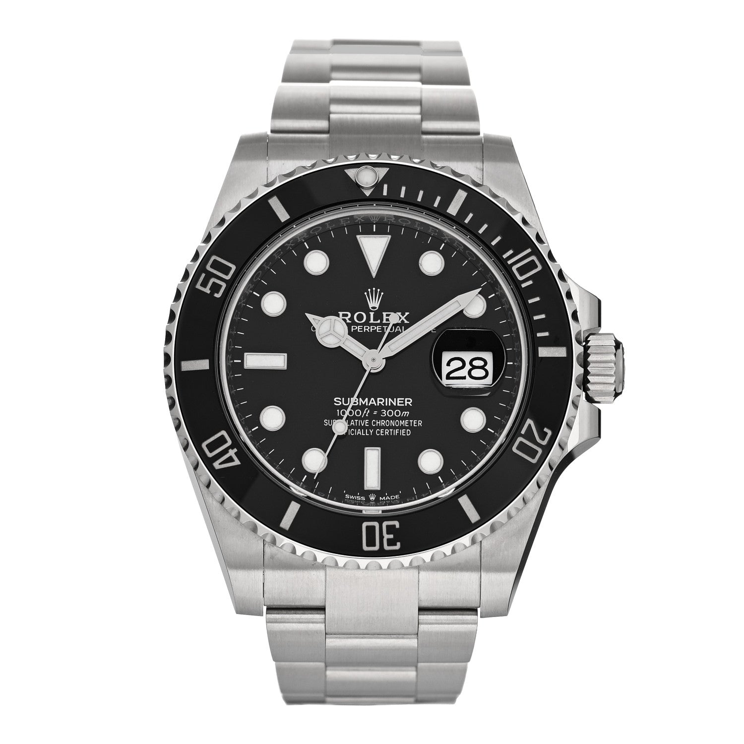 Rolex Stainless Steel 41mm Oyster Perpetual Submariner Date Watch Black 126610LN 1 of 5