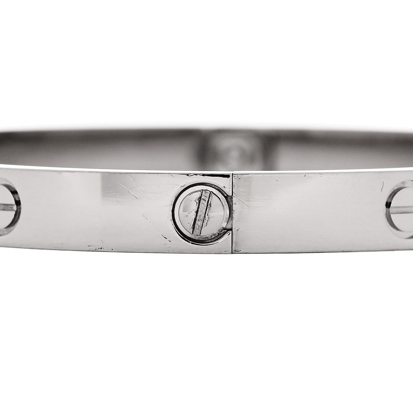 18K White Gold LOVE Bracelet 19