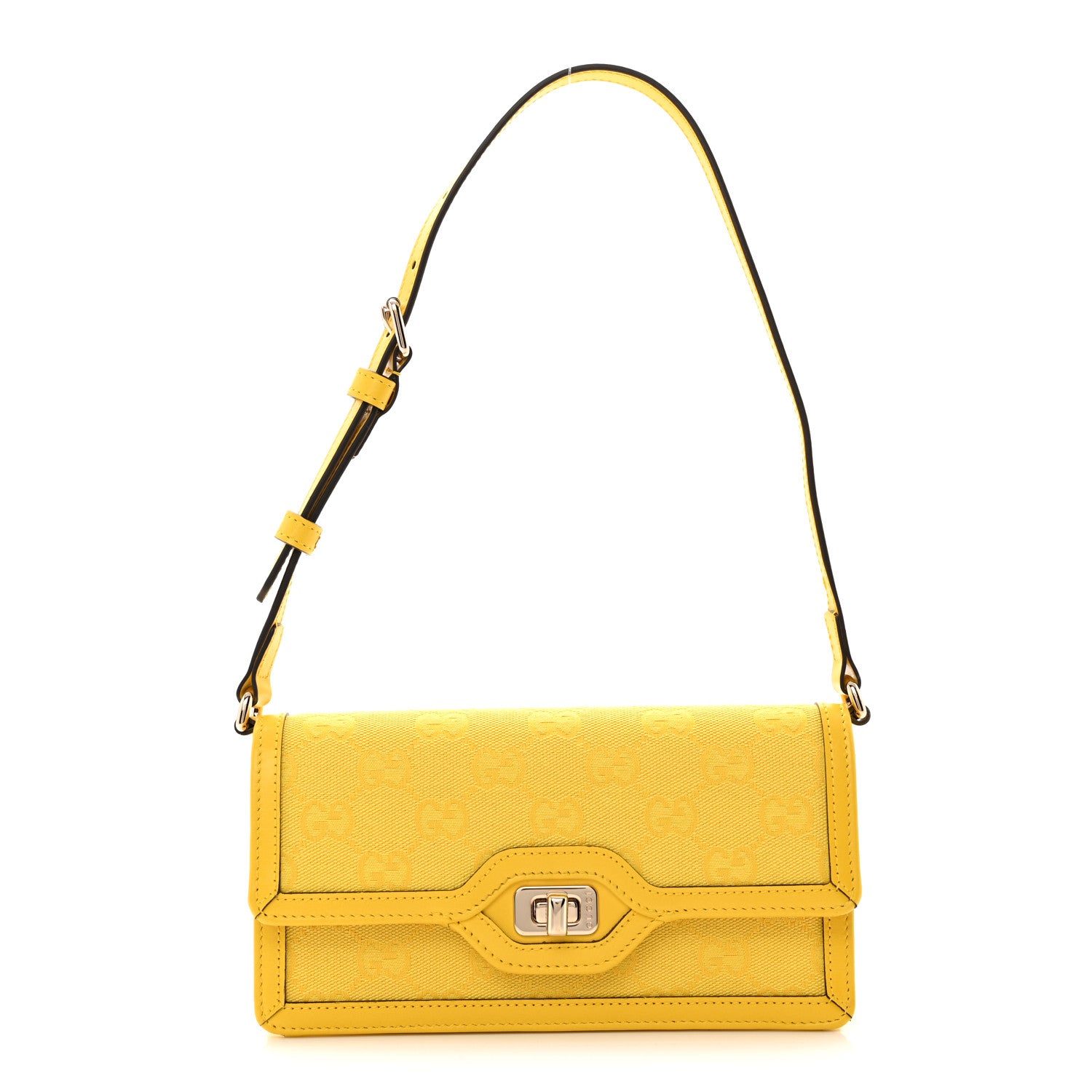Gucci GG Monogram Scratch Lux Calfskin Mini Luce Shoulder Bag